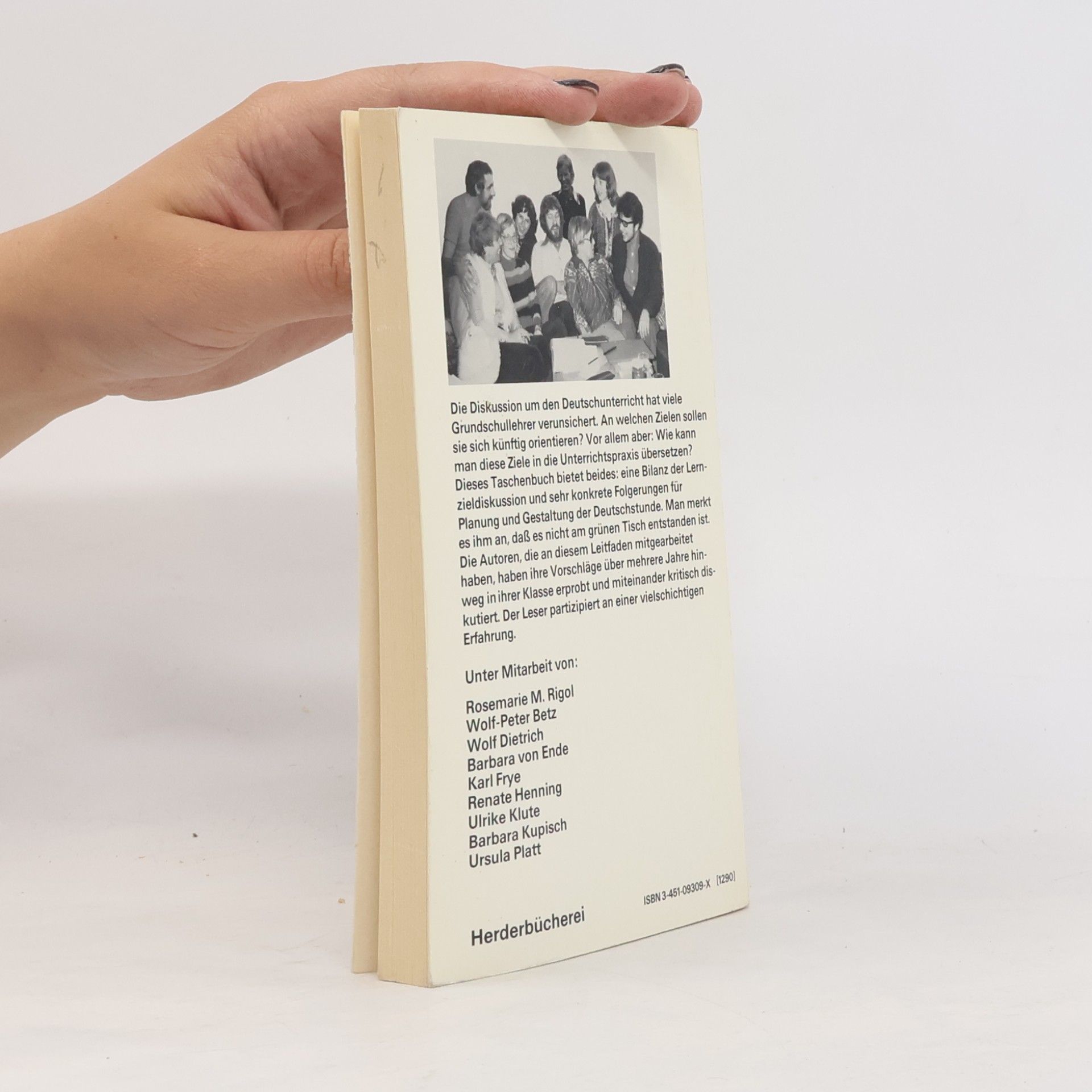 Rosemarie M. Rigol Praxis des Deutschunterrichts in der Grundschule