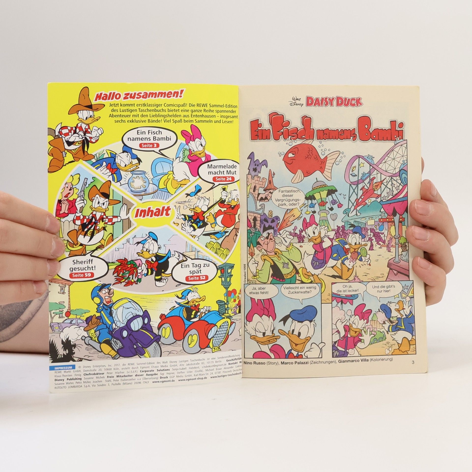 Walt Disney Lustiges Taschenbuch 1. Ein Fisch namens Bambi