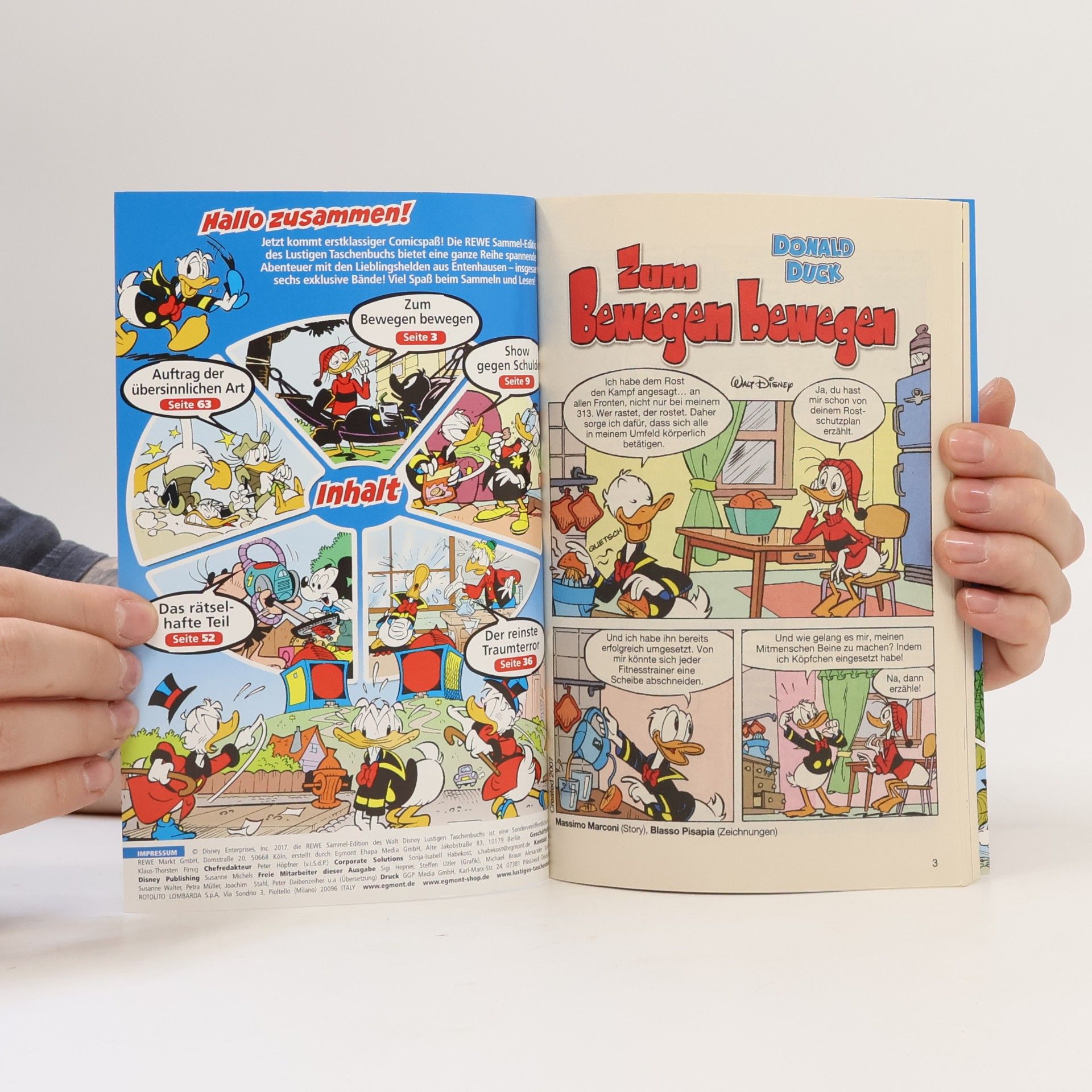 Walt Disney Lustiges Taschenbuch 4. Zum Bewegen bewegen