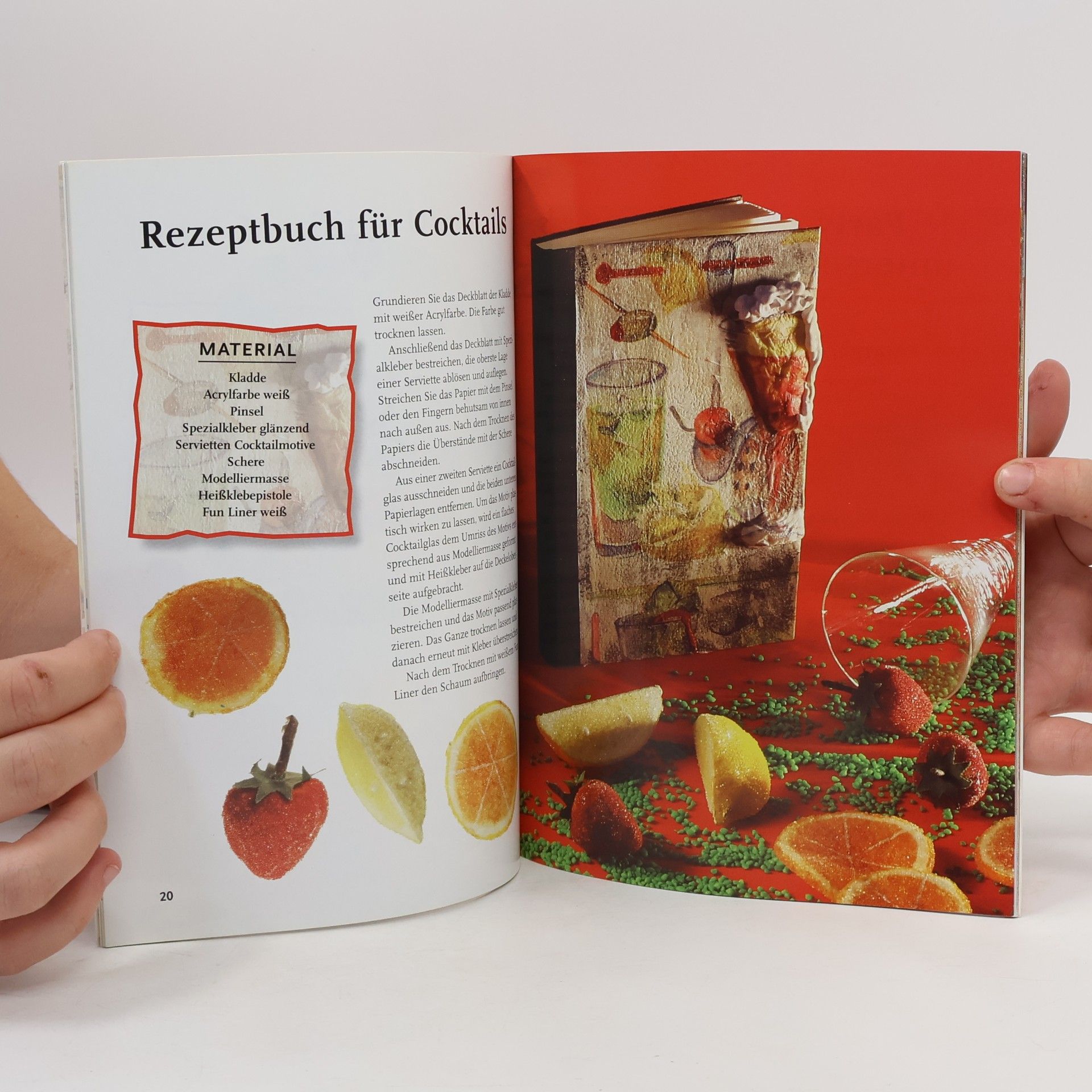 Martina Zars Papierobjekte in Serviettentechnik