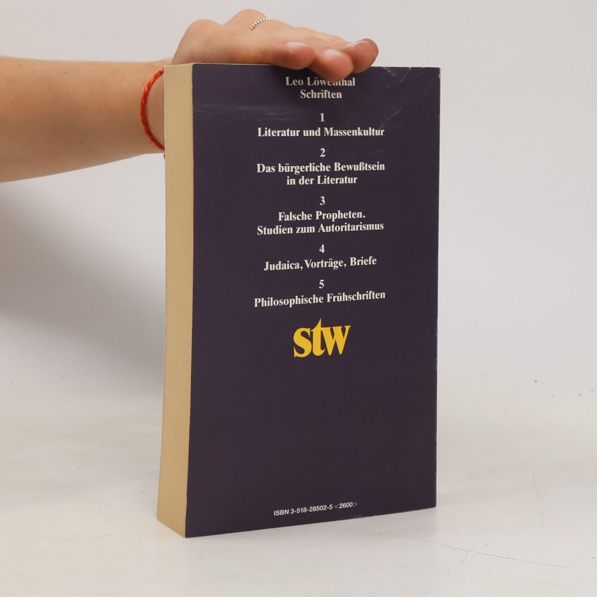 Leo Löwenthal Schriften - 2: Das bürgerliche Bewusstsein in der Literatur