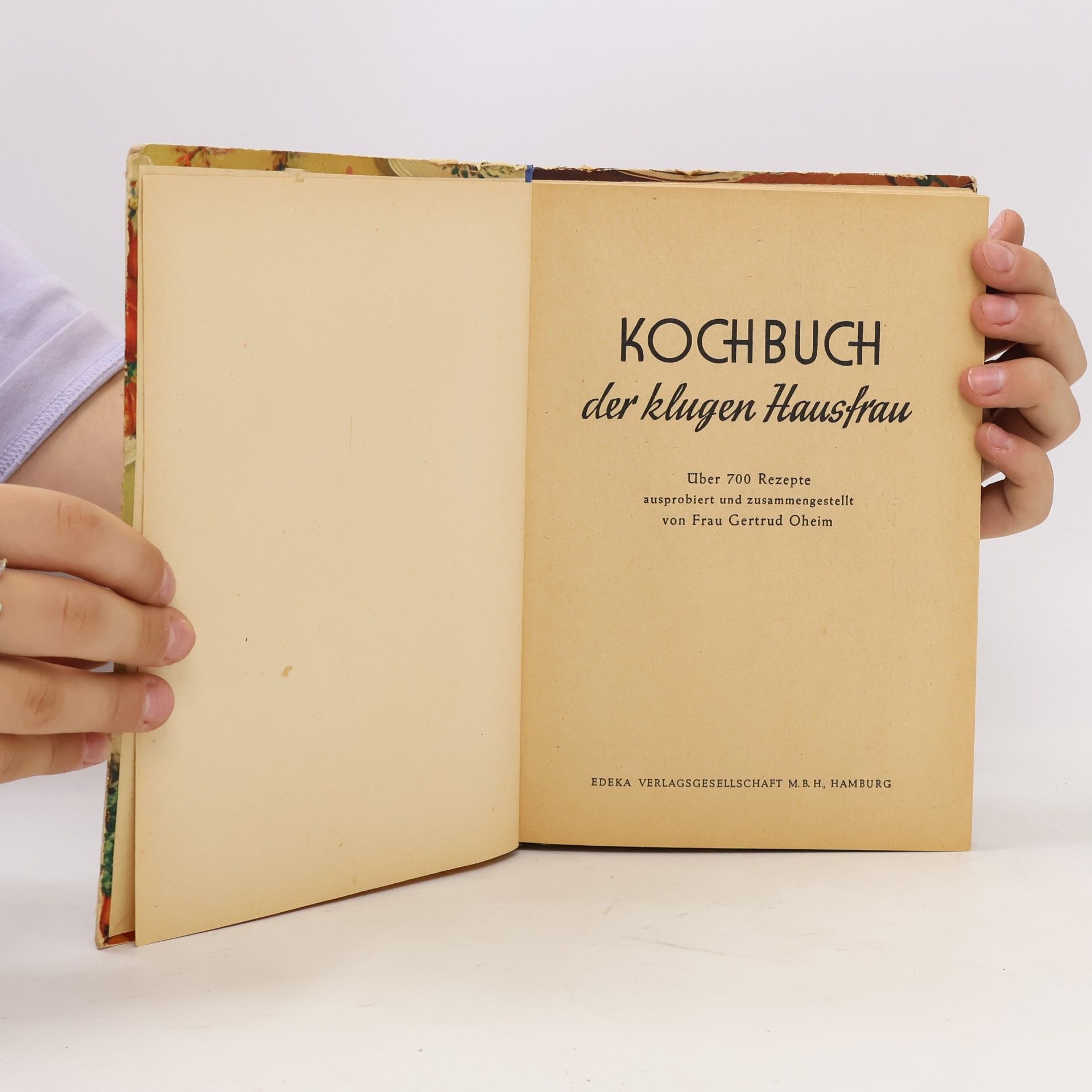 Gertrud Oheim Kochbuch der klugen Hausfrau