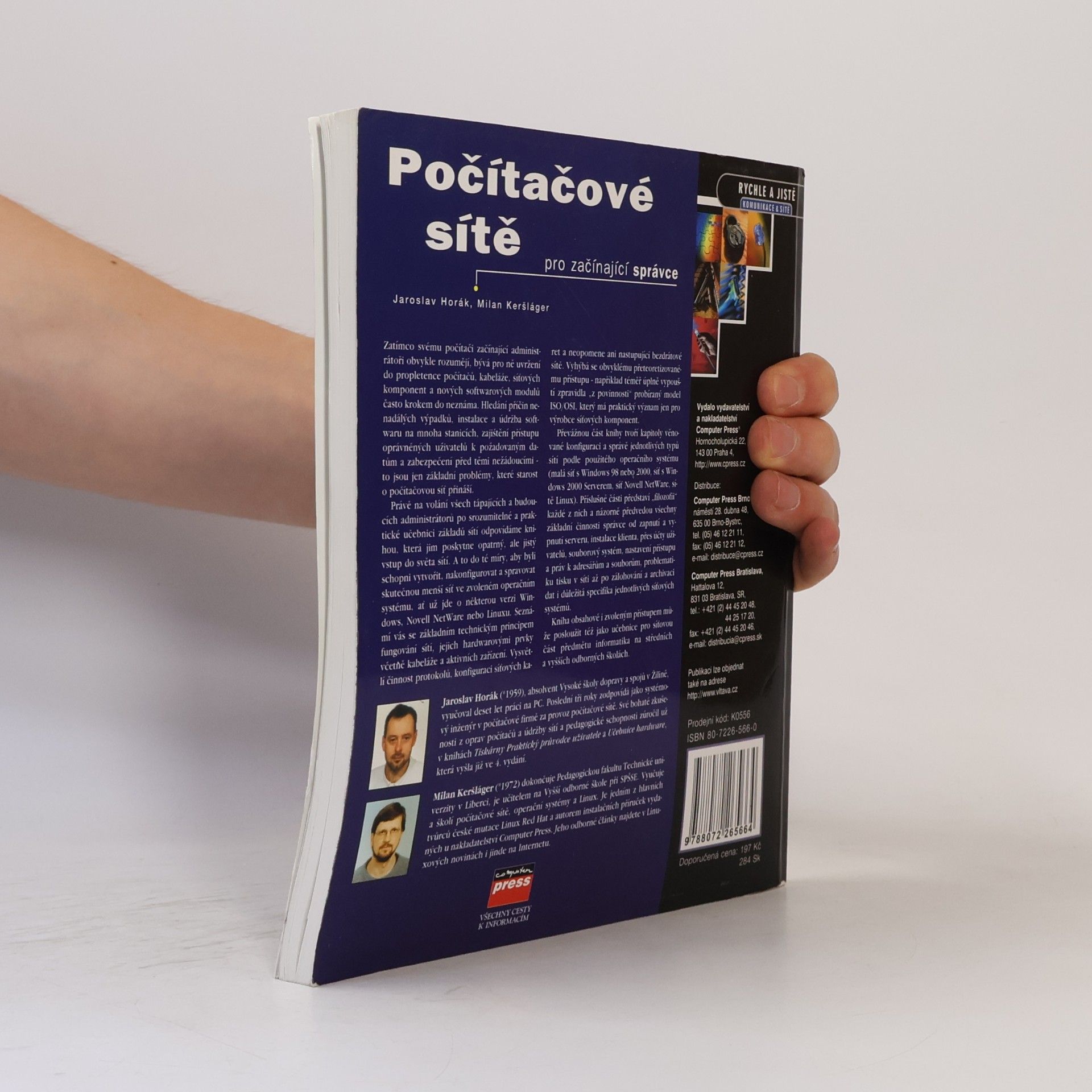 Jaroslav Horák Počítačové sítě pro začínající správce