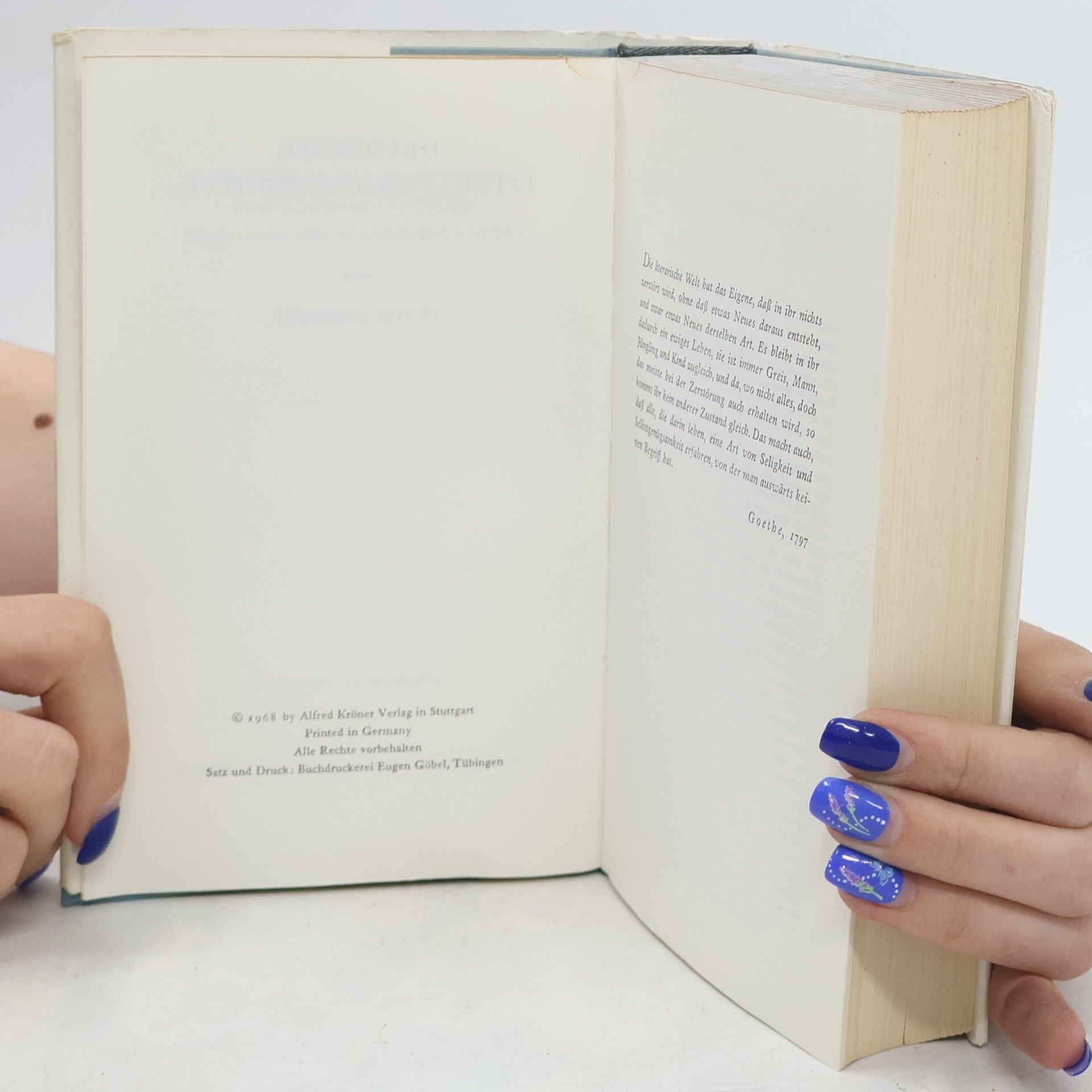 Fritz Martini Deutsche Literaturgeschichte