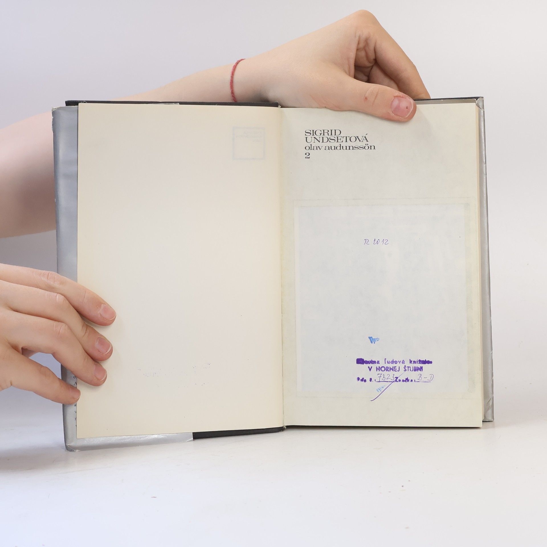 Sigrid Undset Olav Audunssohn 2