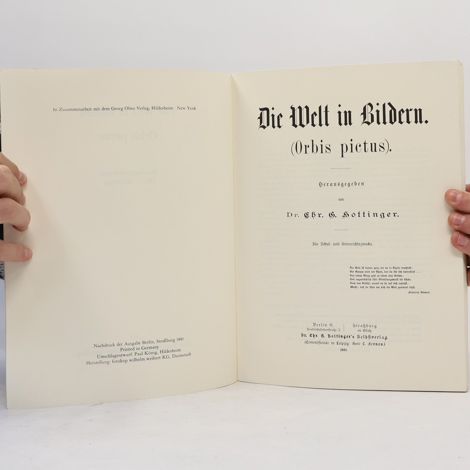 Chr. G. Hottinger Die Welt in Bildern