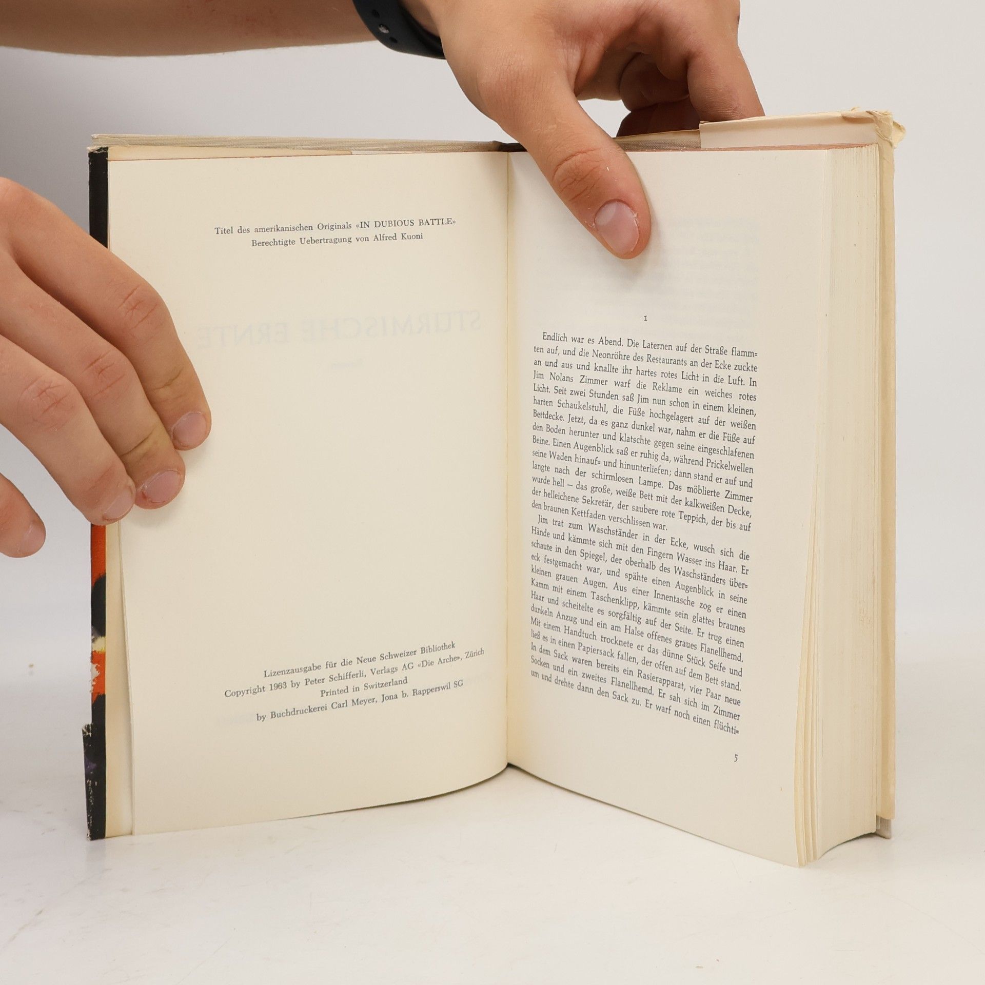John Steinbeck Stürmische Ernte