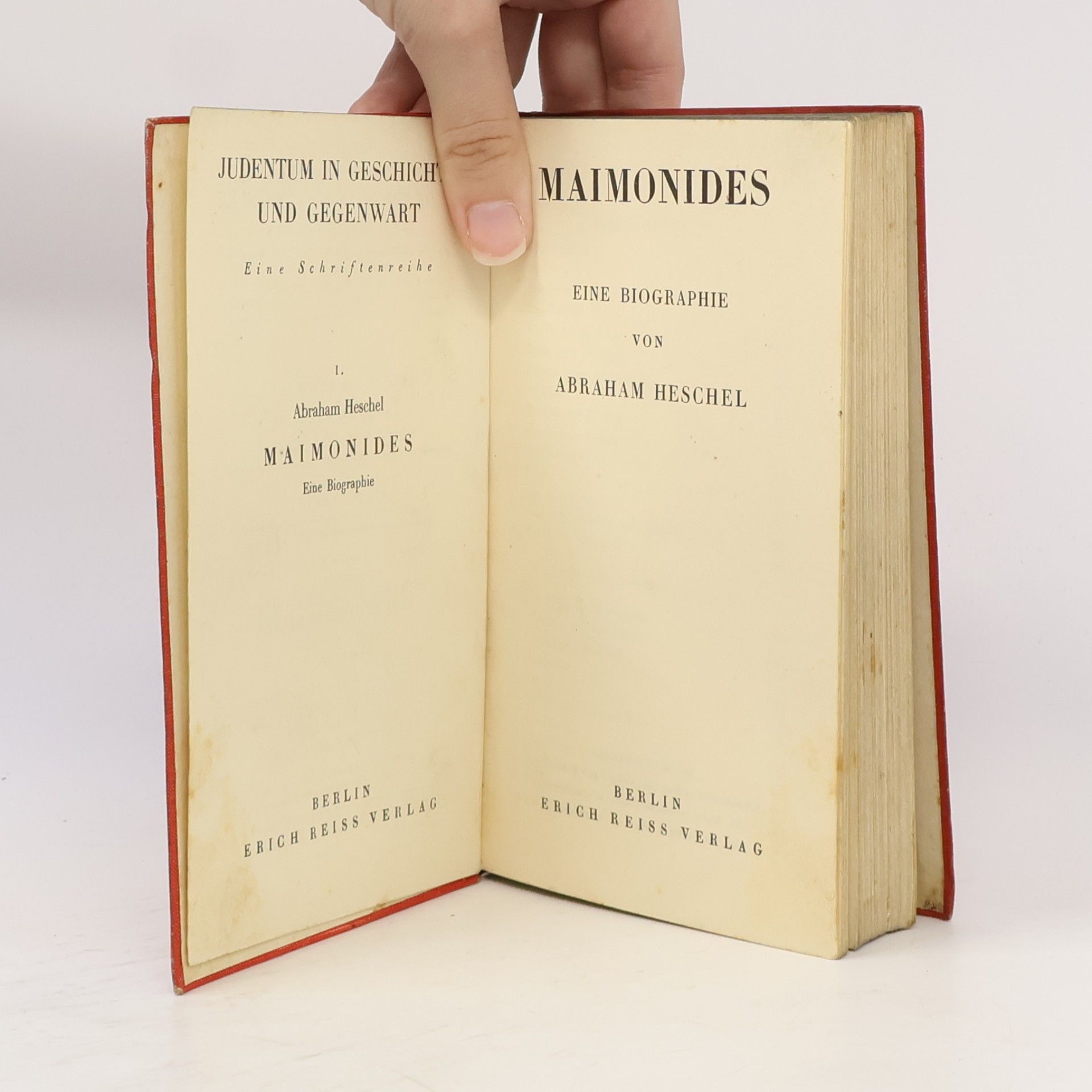 Abraham Joshua Heschel Maimonides