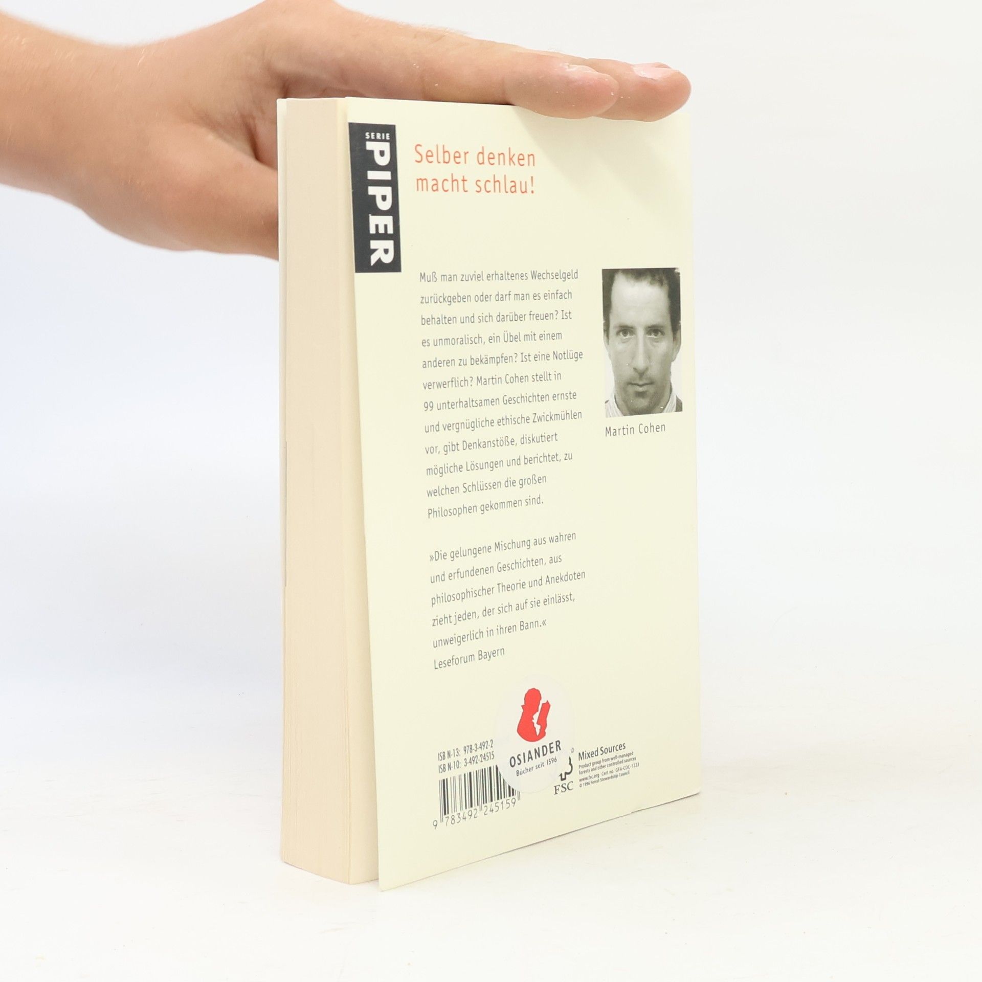 Martin Cohen 99 moralische Zwickmühlen