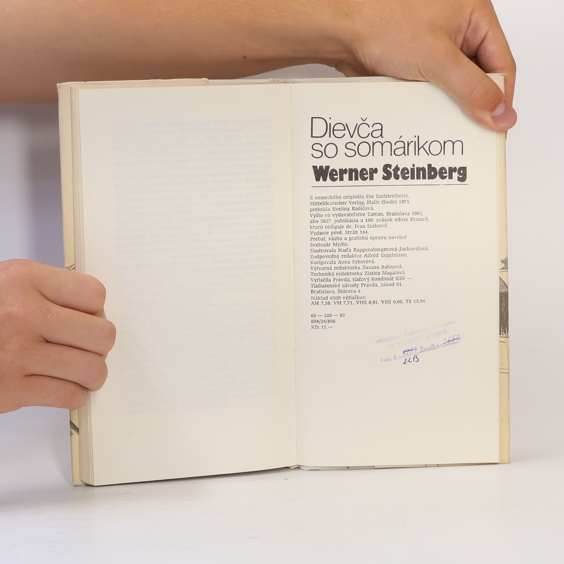 Werner Steinberg Dievča so somárikom