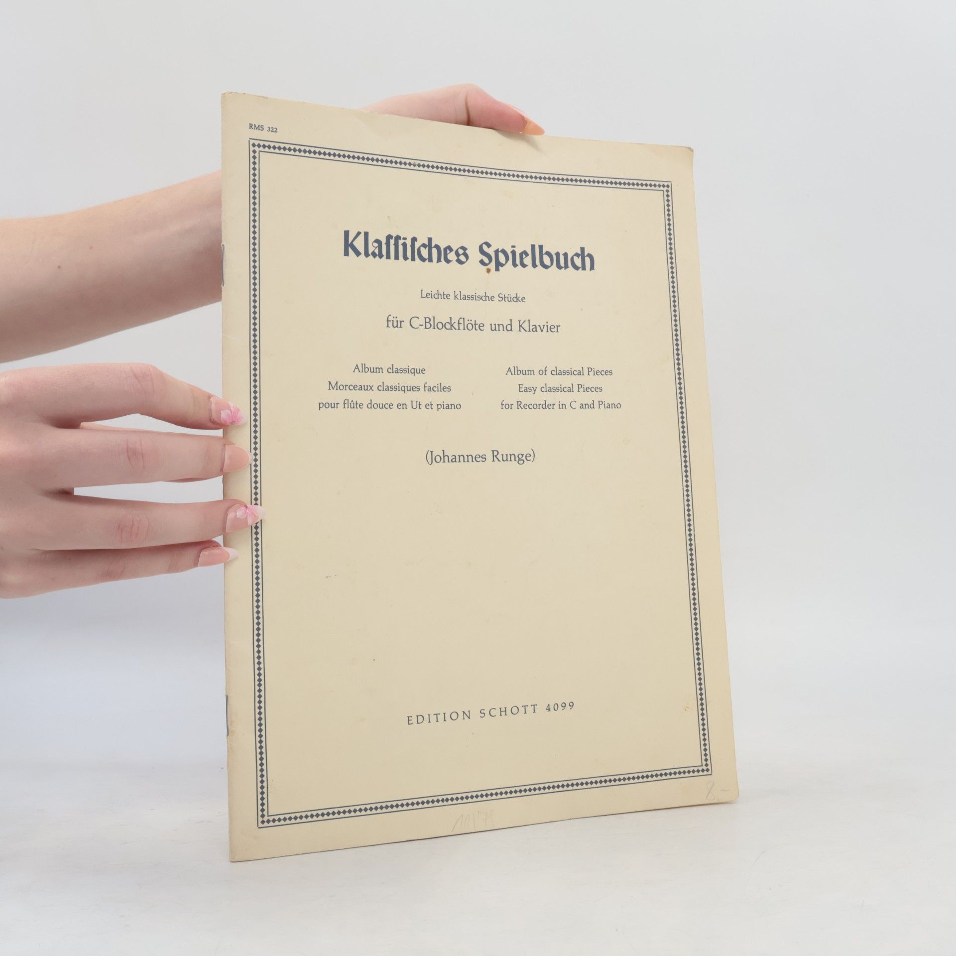 Johannes Runge Klassisches Spielbuch