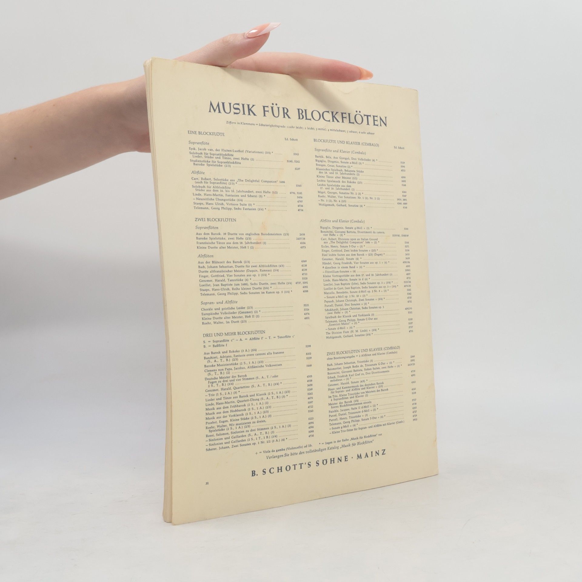 Johannes Runge Klassisches Spielbuch