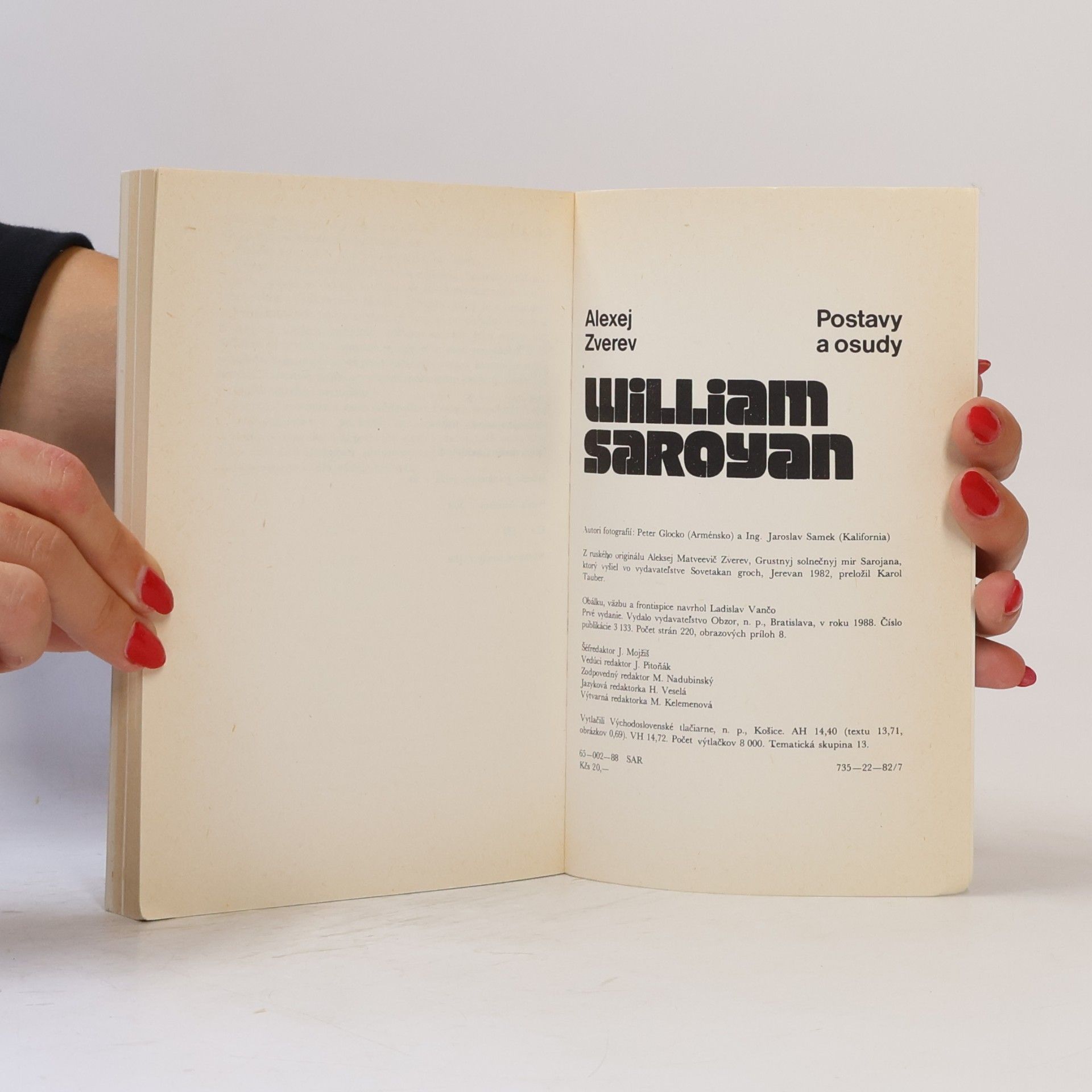 Aleksej Semenovič Zverev William Saroyan