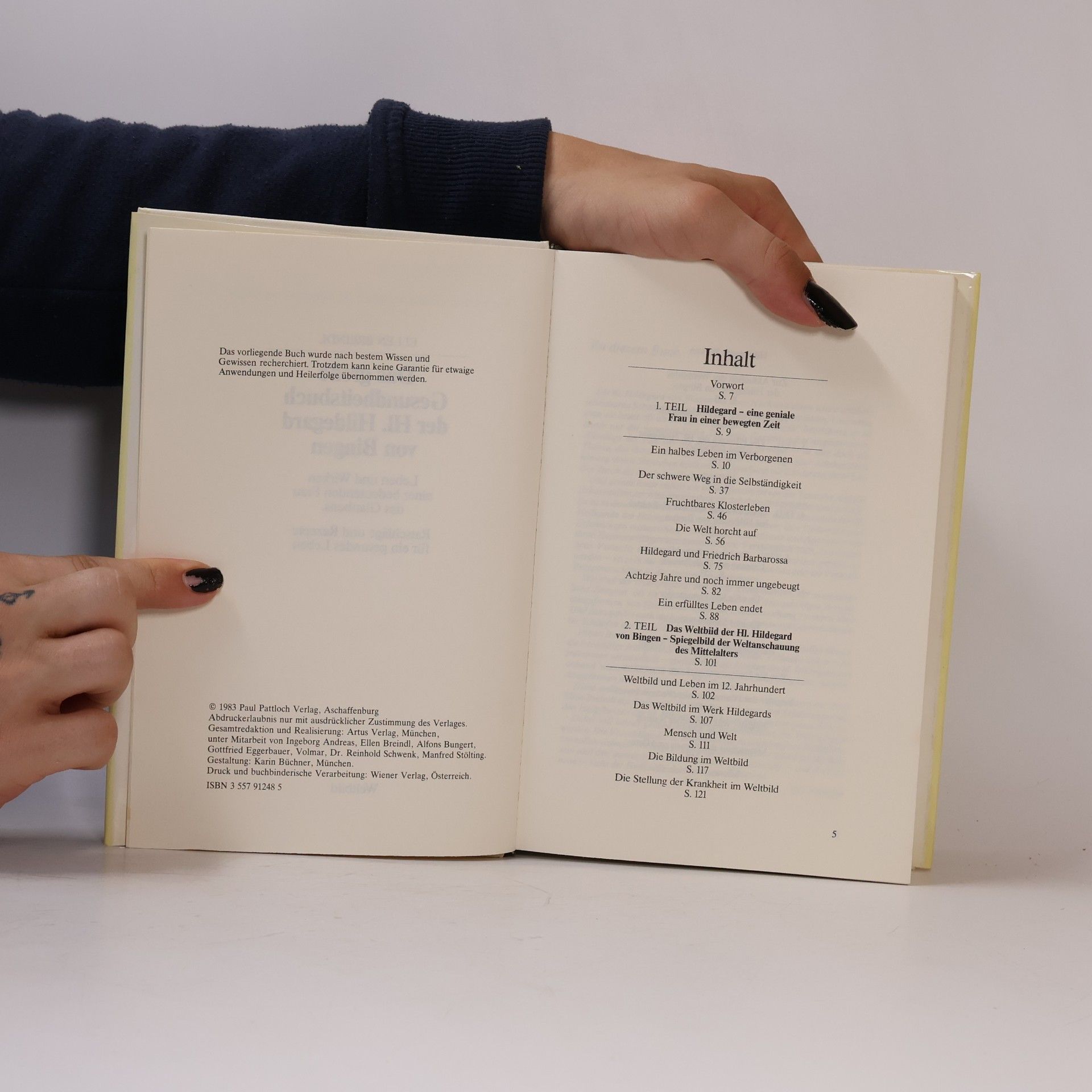 Ellen Breindl Das große Gesundheitsbuch der Hl. Hildegard von Bingen