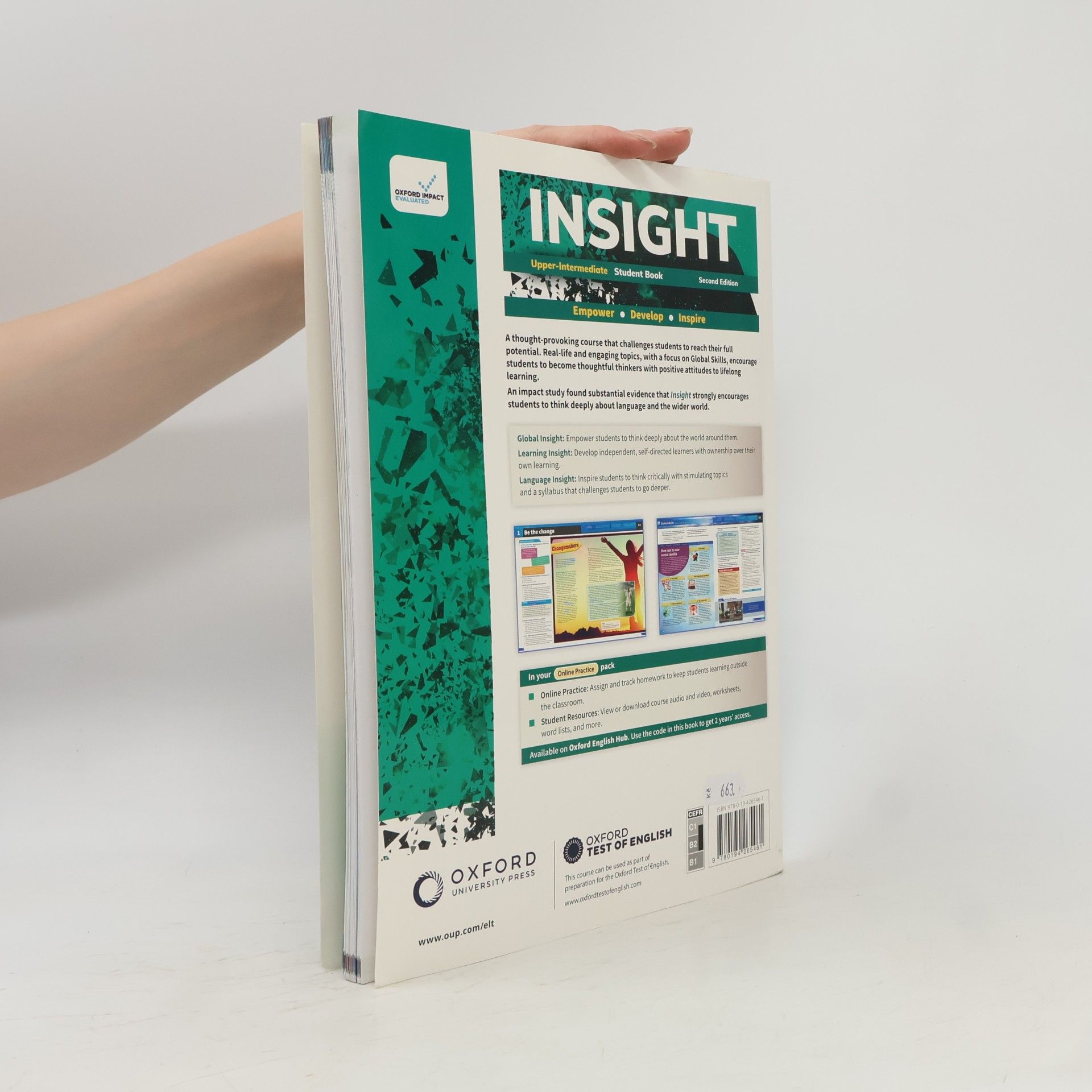 Wildman Jayne Insight Upper-Intermediate Student´s Book with Online Practice Pack, 2 nd