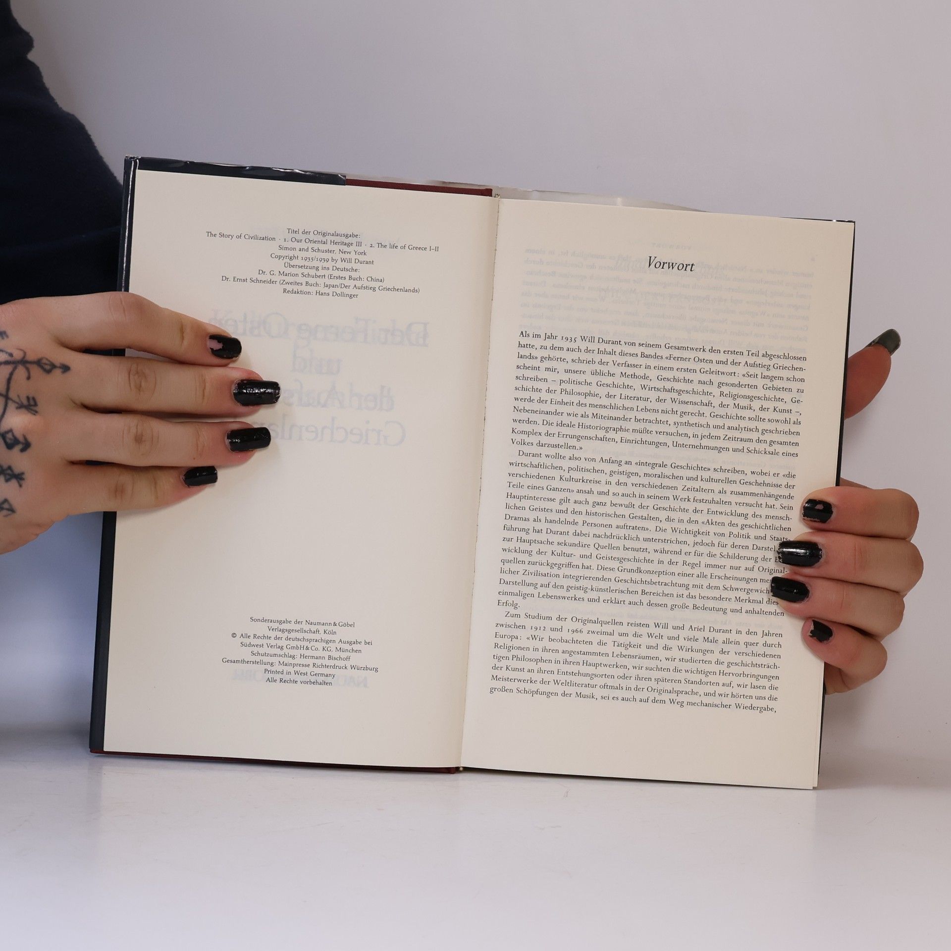 Will Durant Durant Kulturgeschichte der Menschheit 2