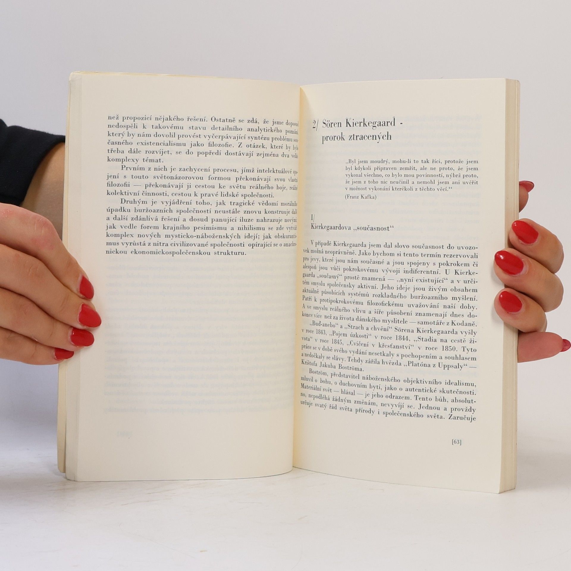Jerzy Kossak Existencialismus ve filozofii a literatuře