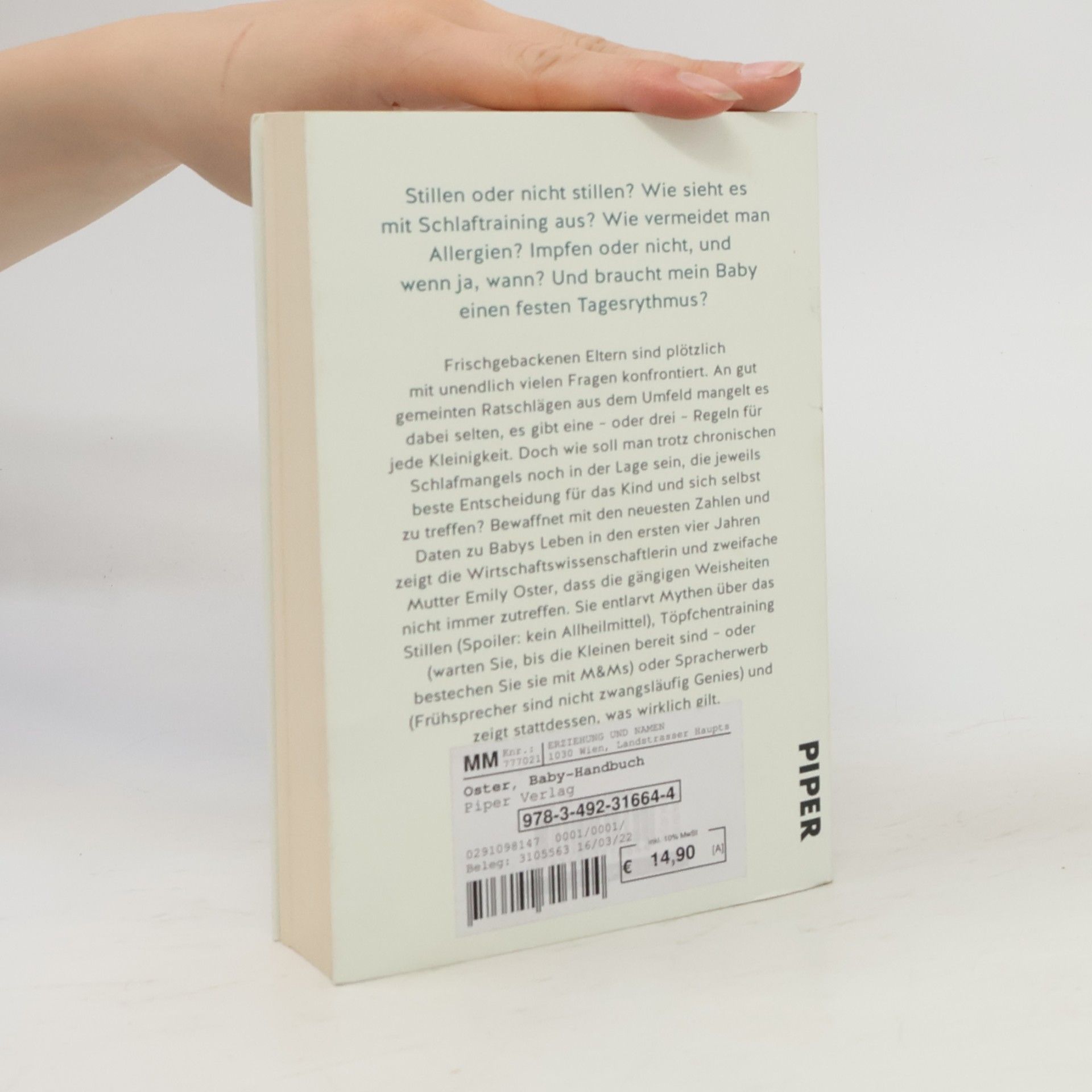 Emily Oster Das einzig wahre Baby-Handbuch