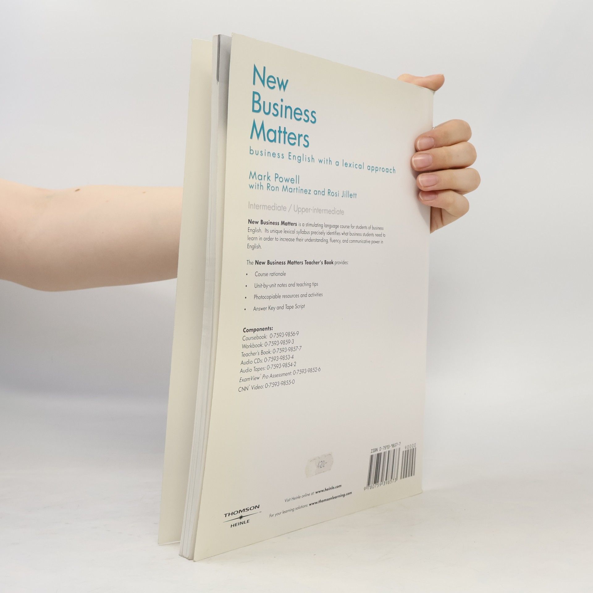 Mark Powell New business matters. Business English with a lexical approach. Teacher's book
