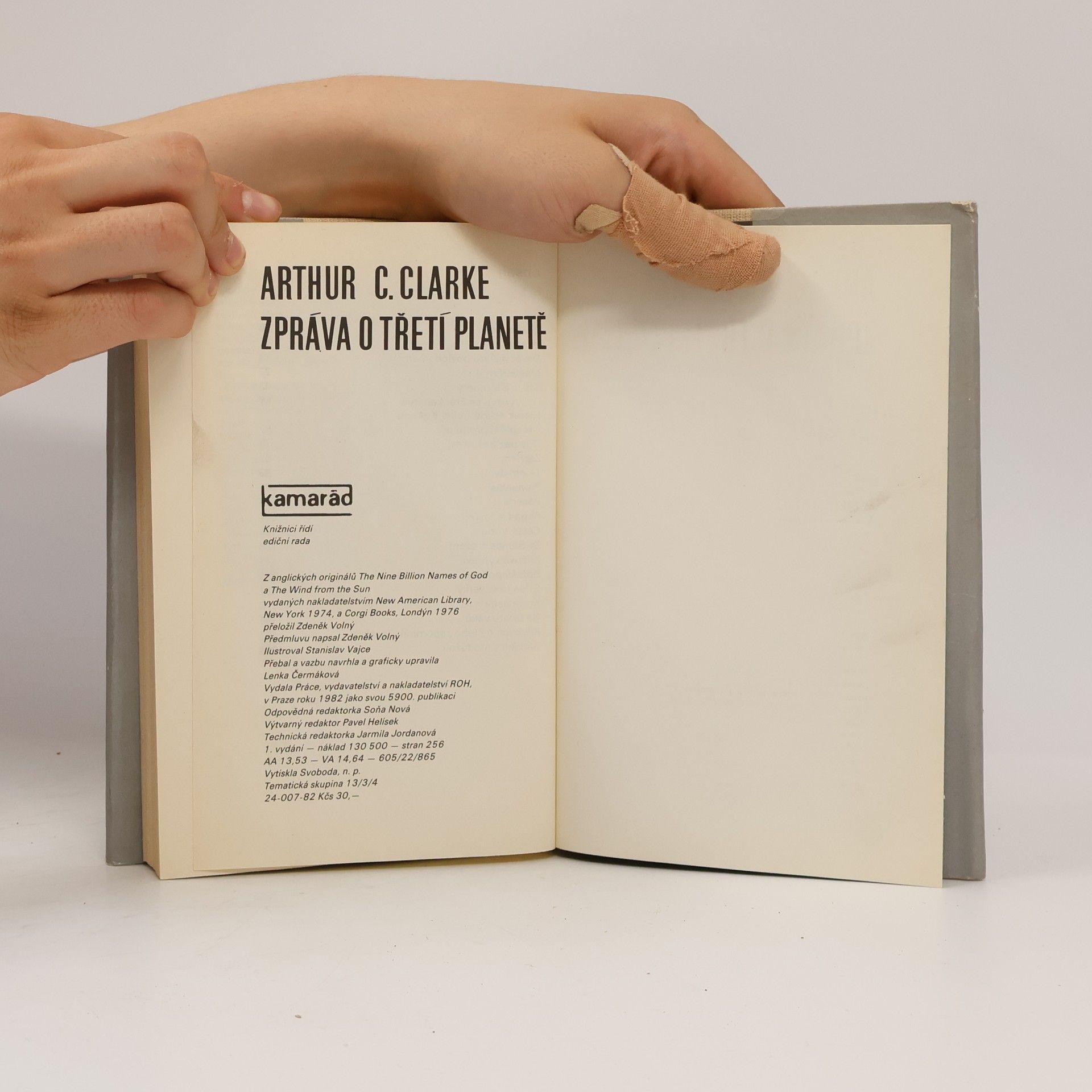 Arthur C. Clarke Zpráva o třetí planetě
