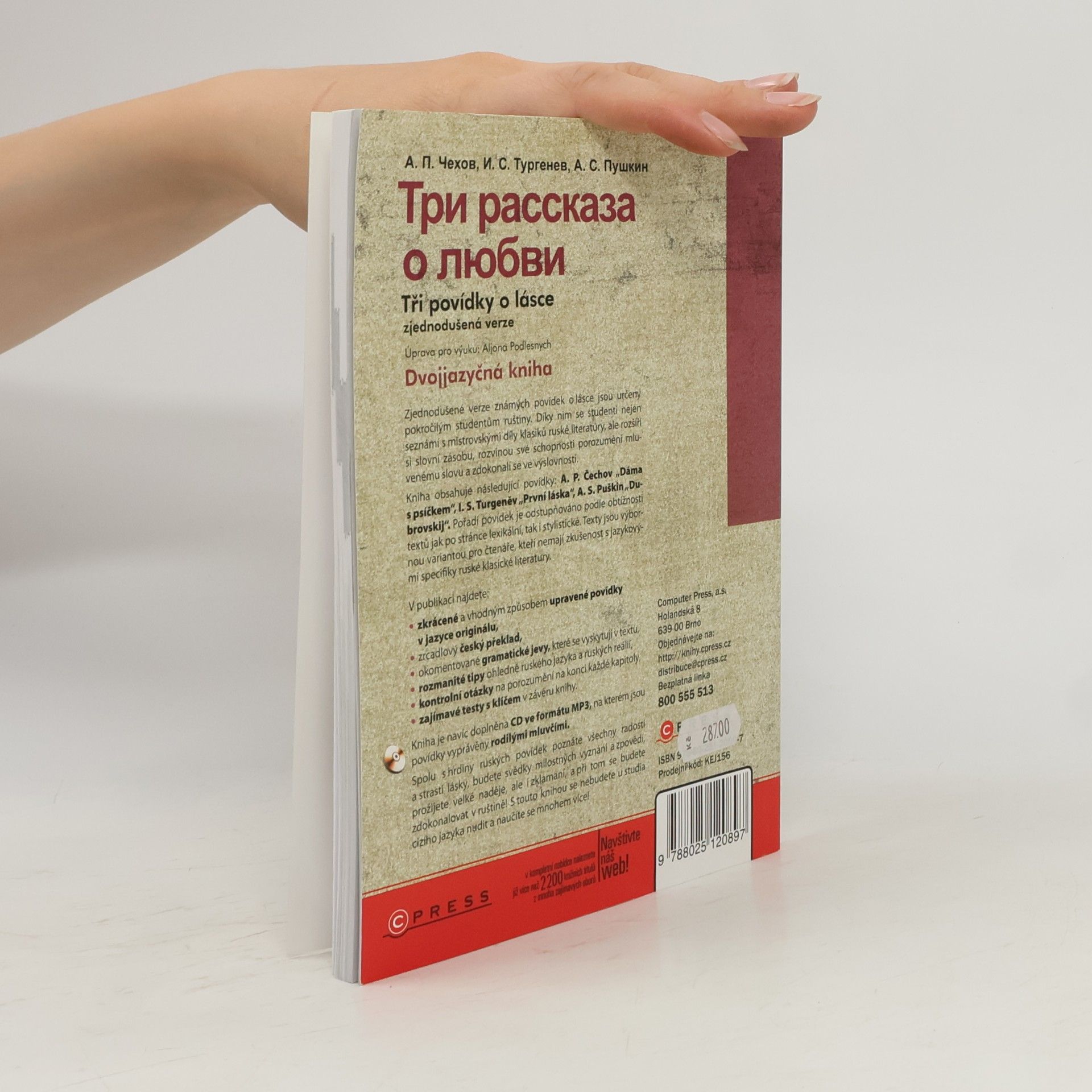 Alena Podlesnych Tri rasskaza o ljubvi = Tři povídky o lásce