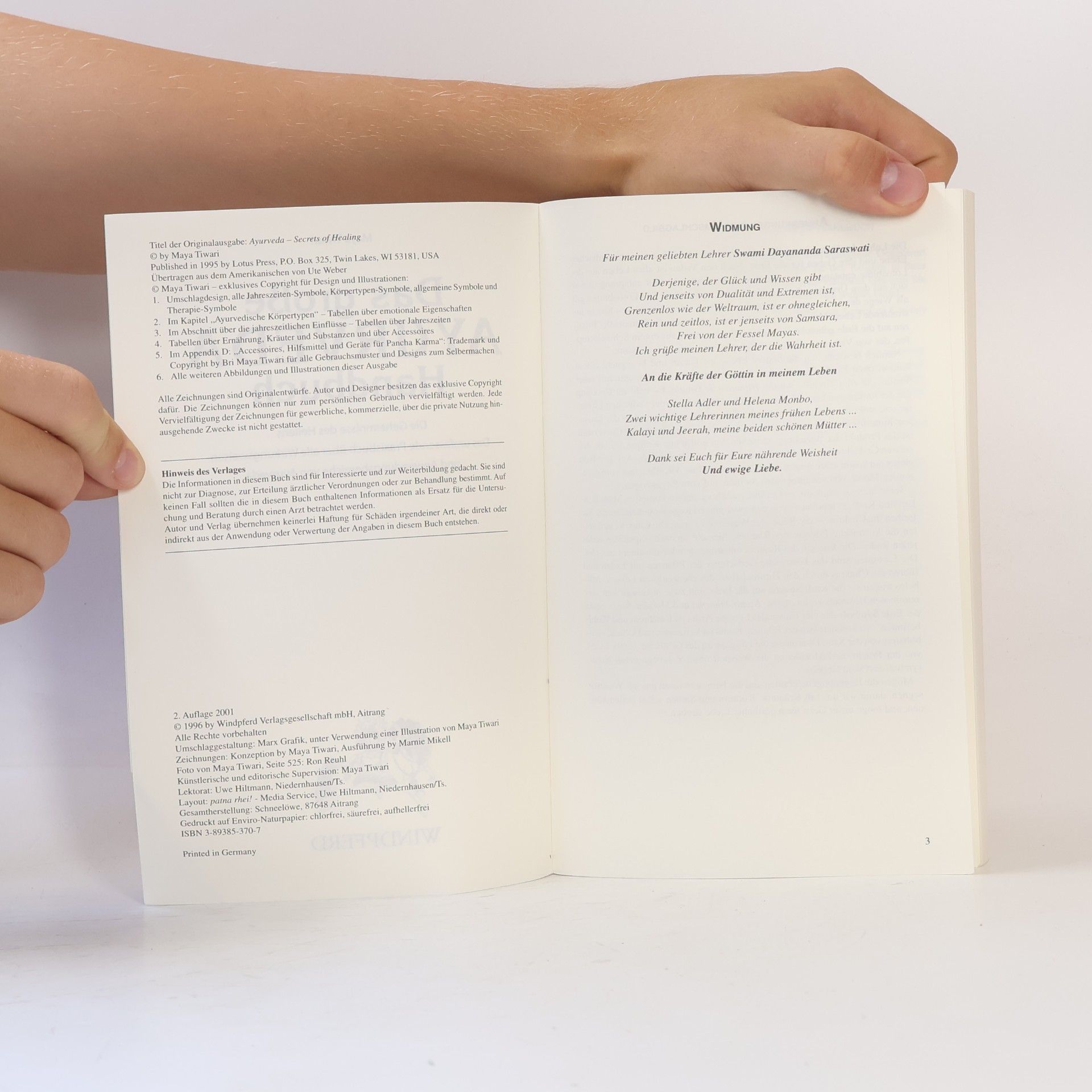 Maya Tiwari Das große Ayurveda Handbuch