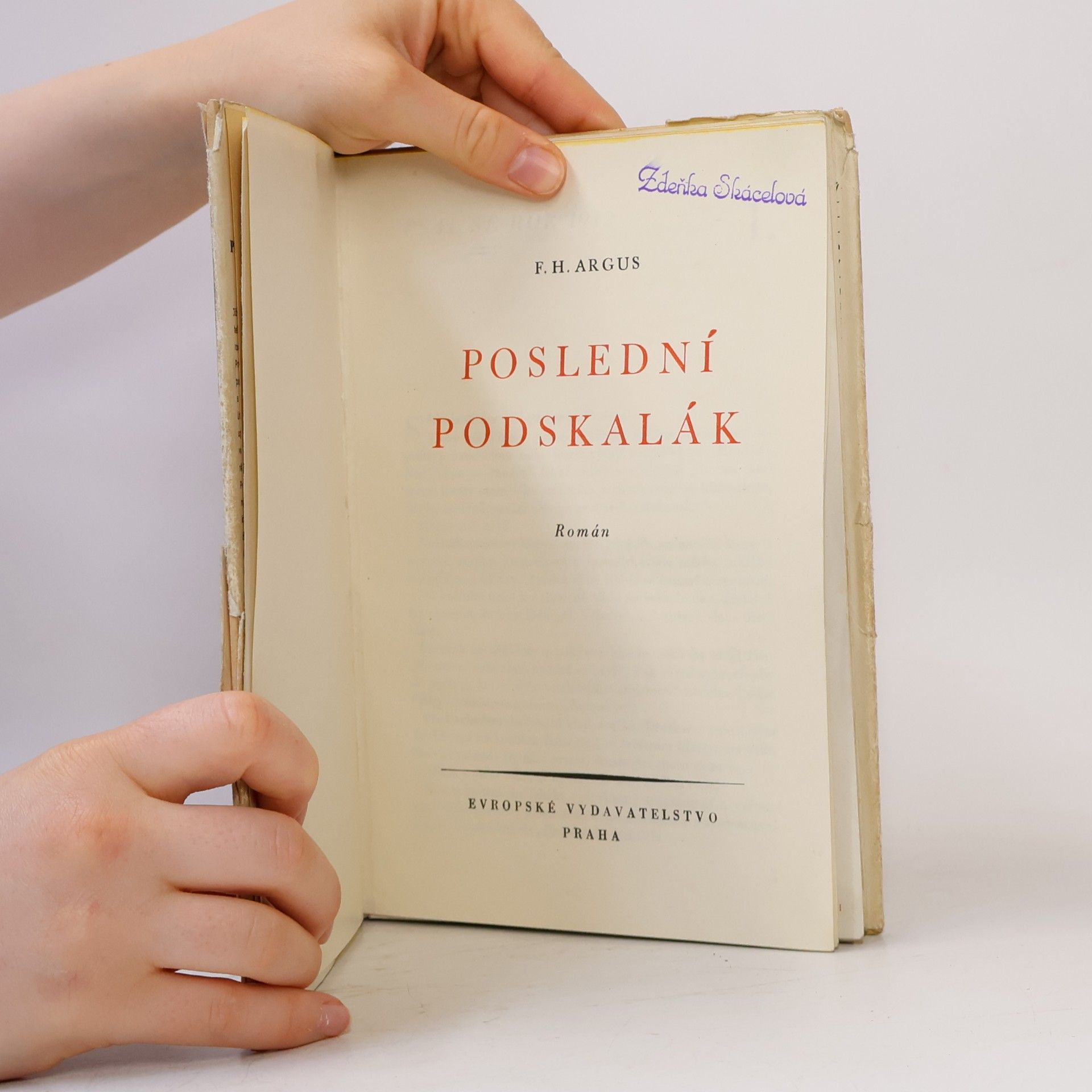 Frank H.Argus Poslední Podskalák