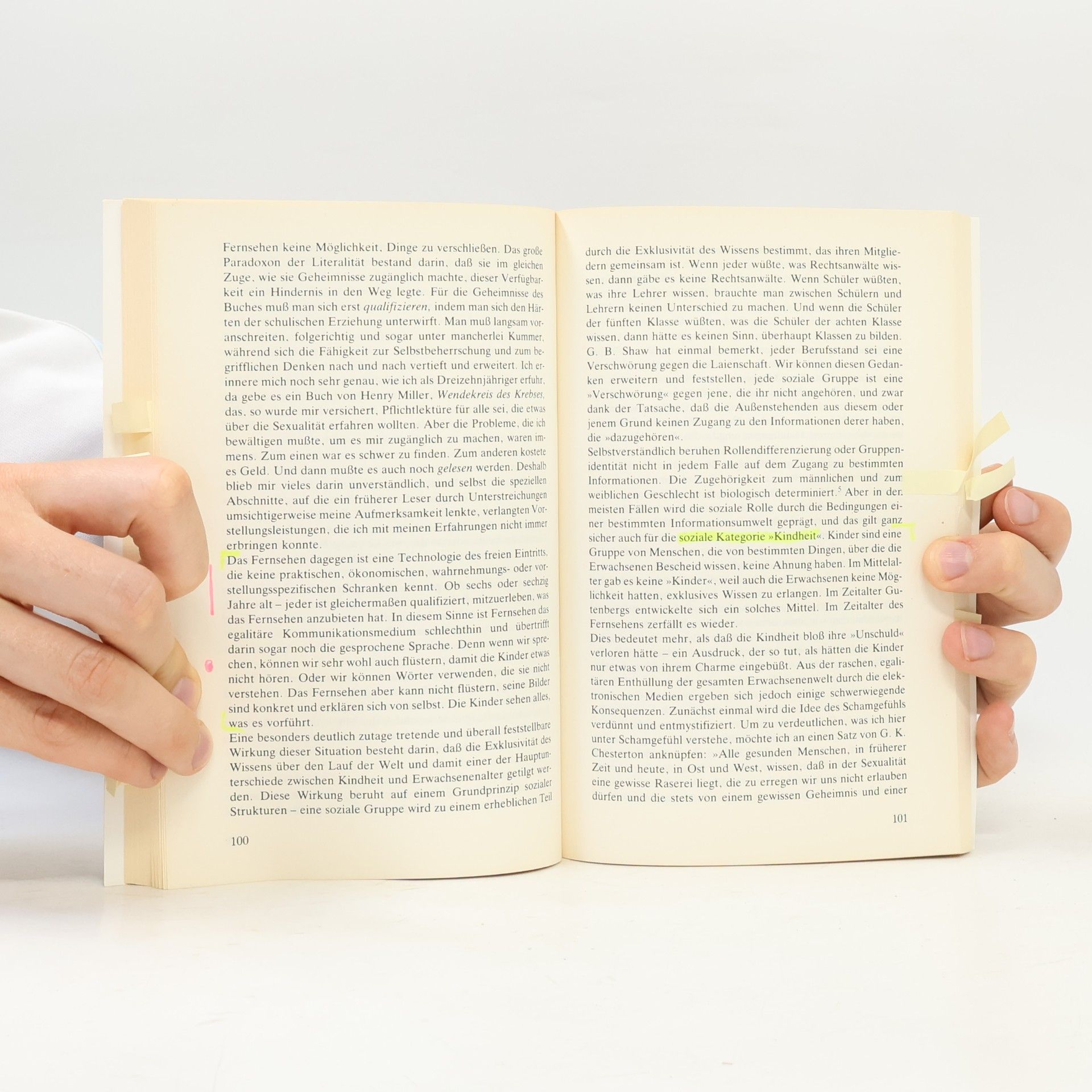 Neil Postman Das Verschwinden der Kindheit