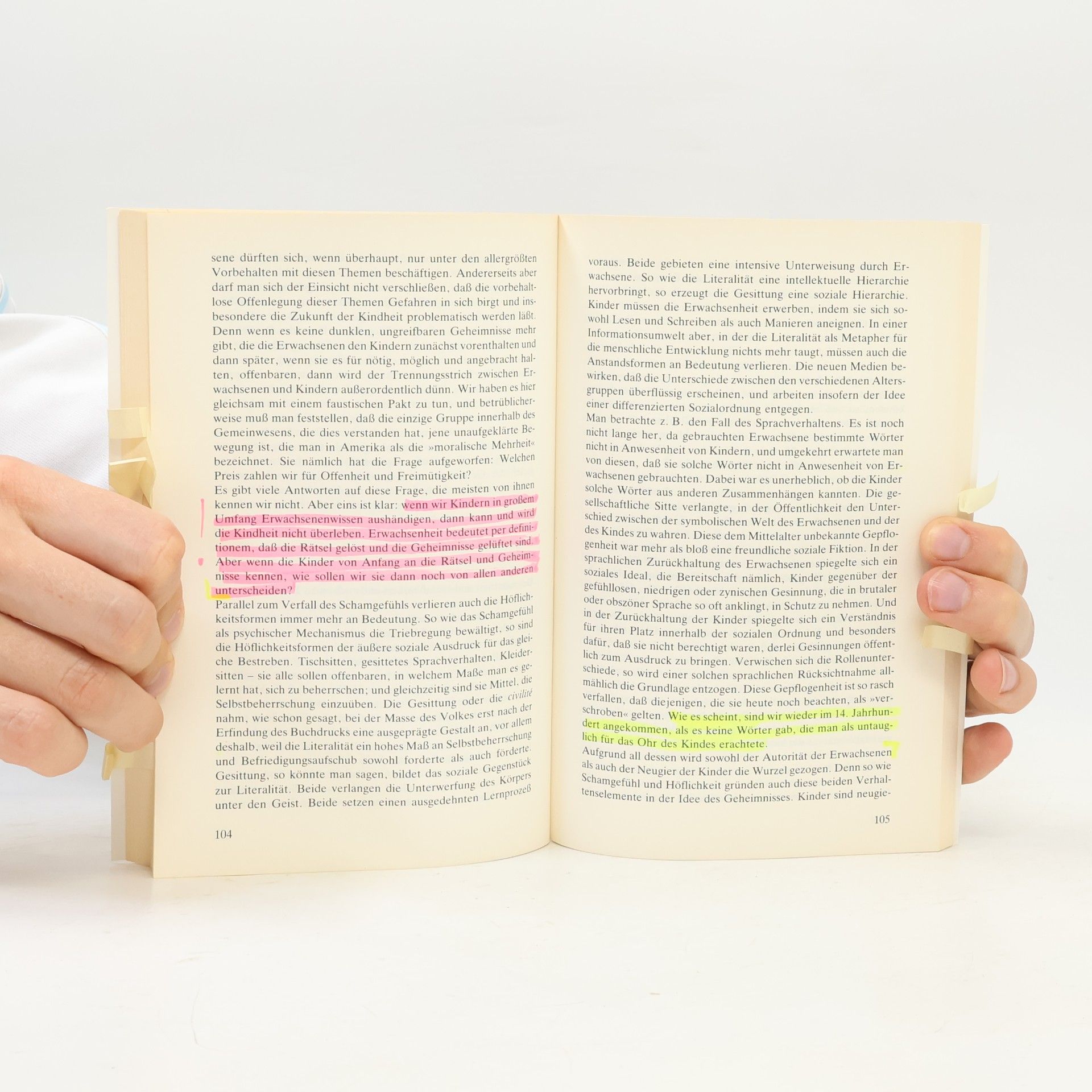 Neil Postman Das Verschwinden der Kindheit