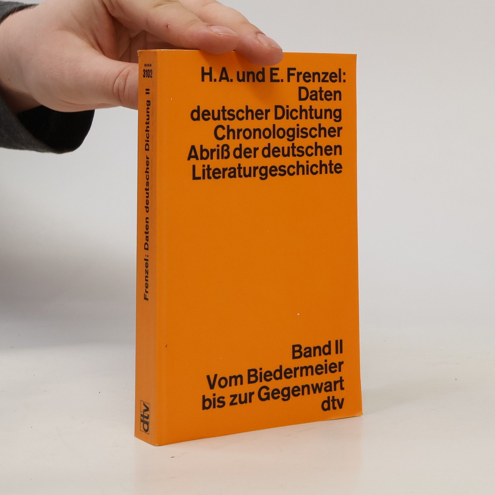 Herbert A. Frenzel Daten deutscher Dichtung