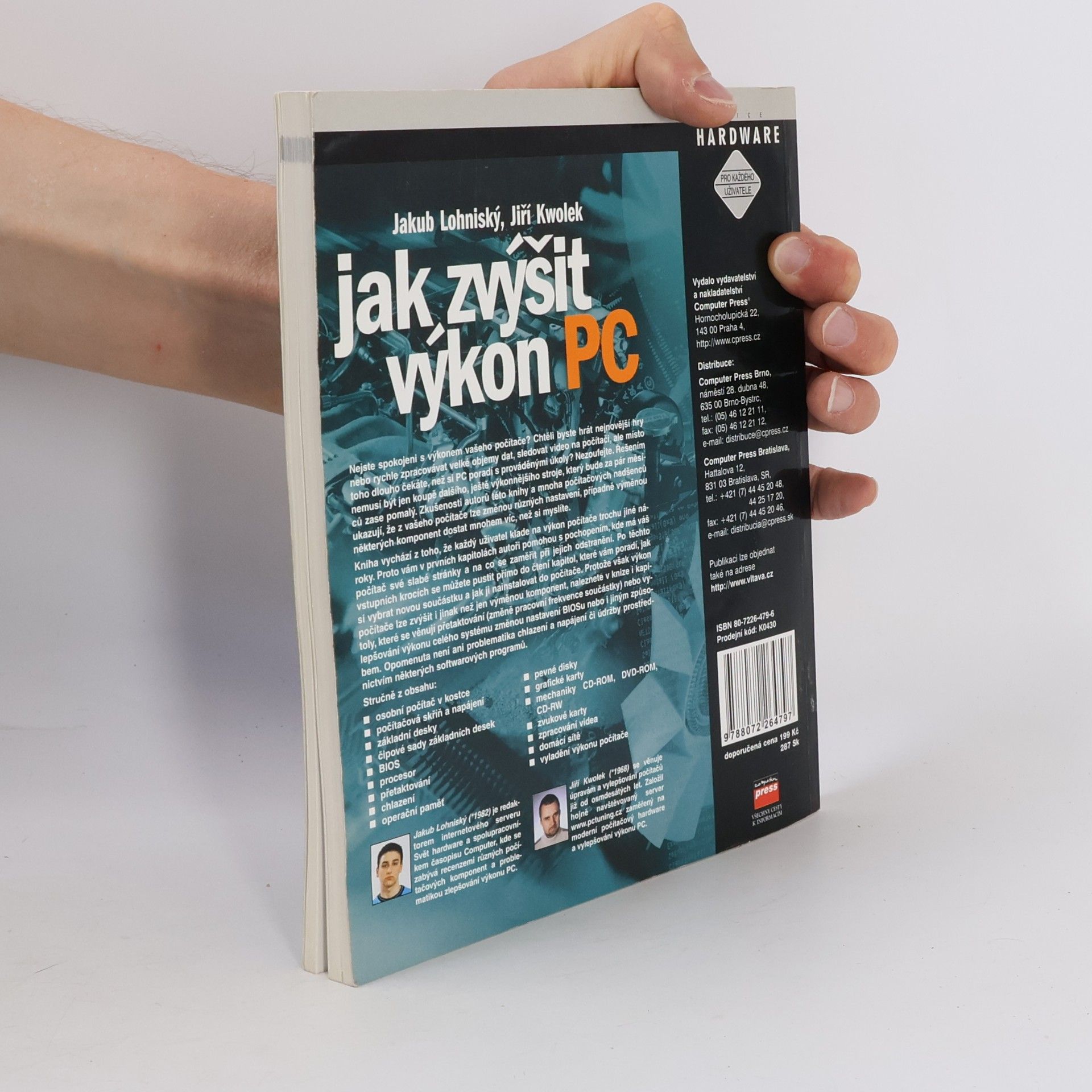 Jakub Lohniský Jak zvýšit výkon PC : upgrade a optimalizace