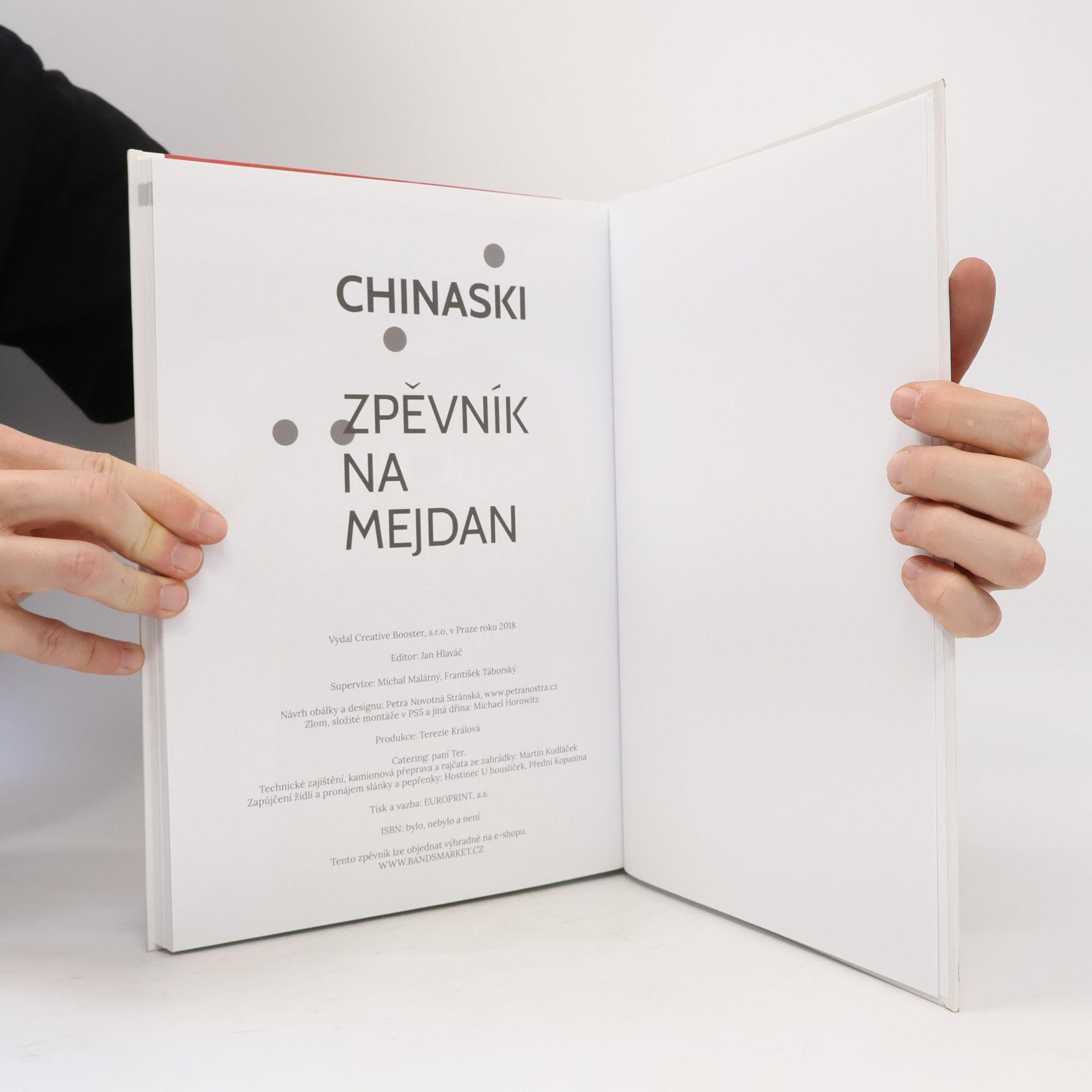 Chinaski Zpěvník na mejdan