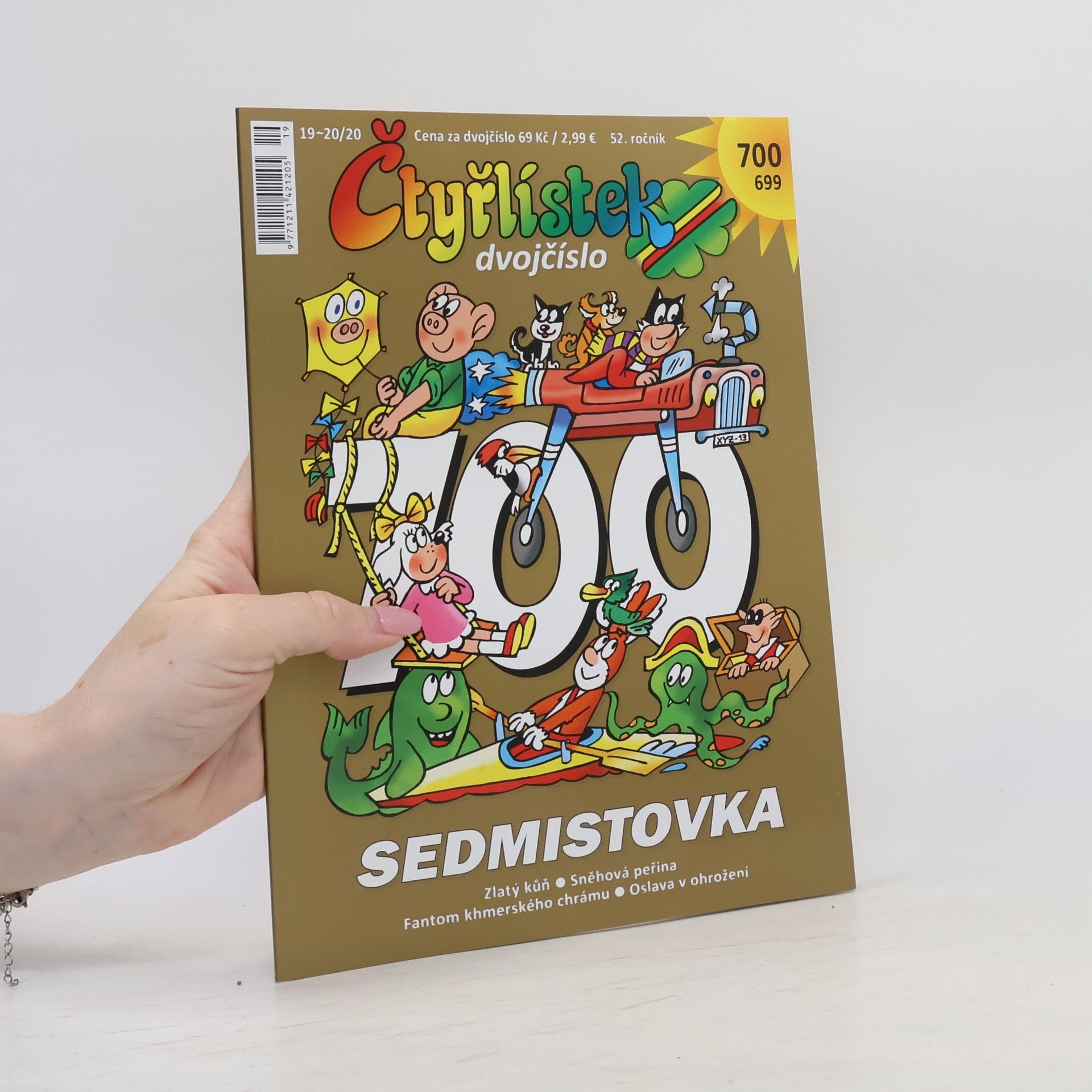 Kolektiv autorů Čtyřlístek dvojčíslo. 699-700