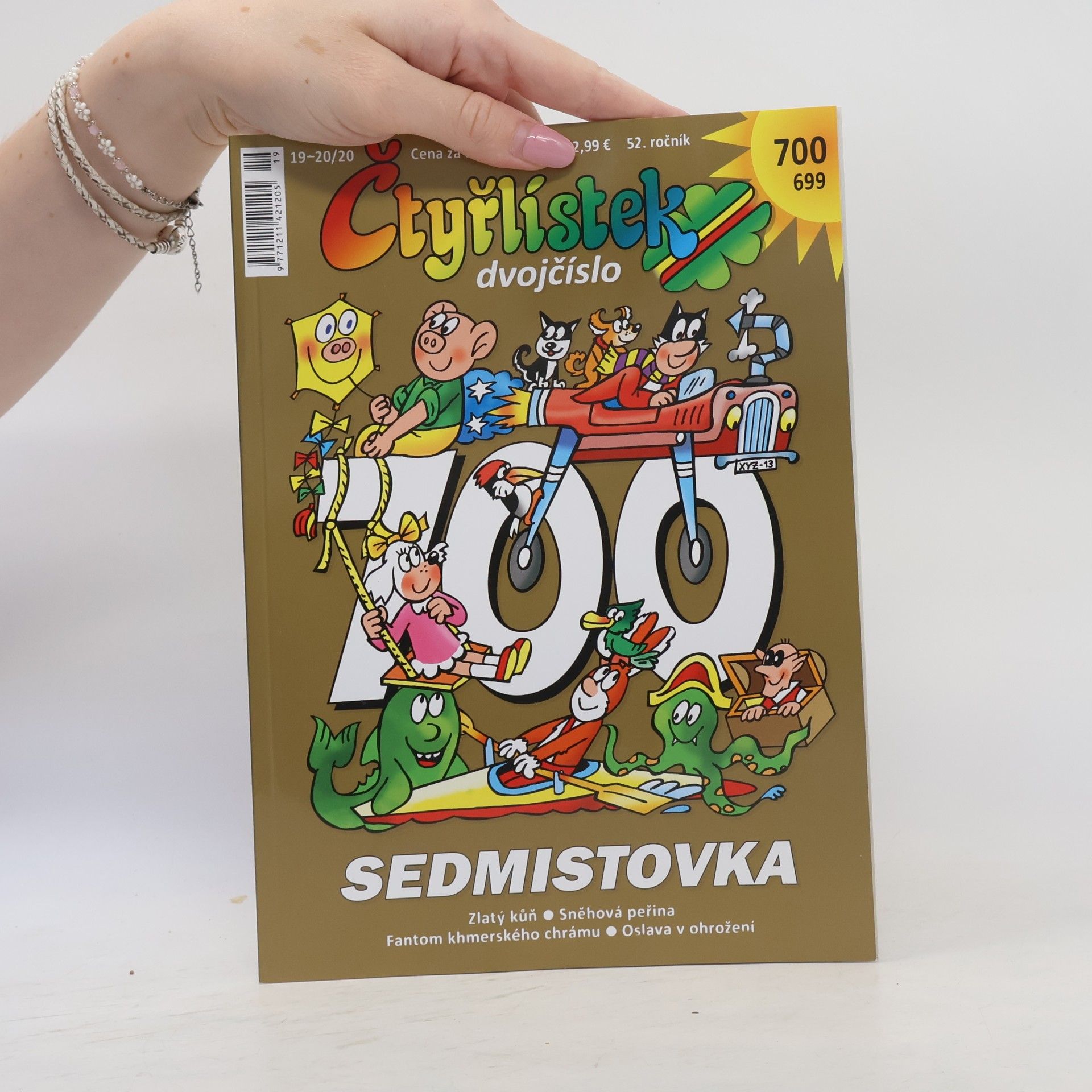 Kolektiv autorů Čtyřlístek dvojčíslo. 699-700