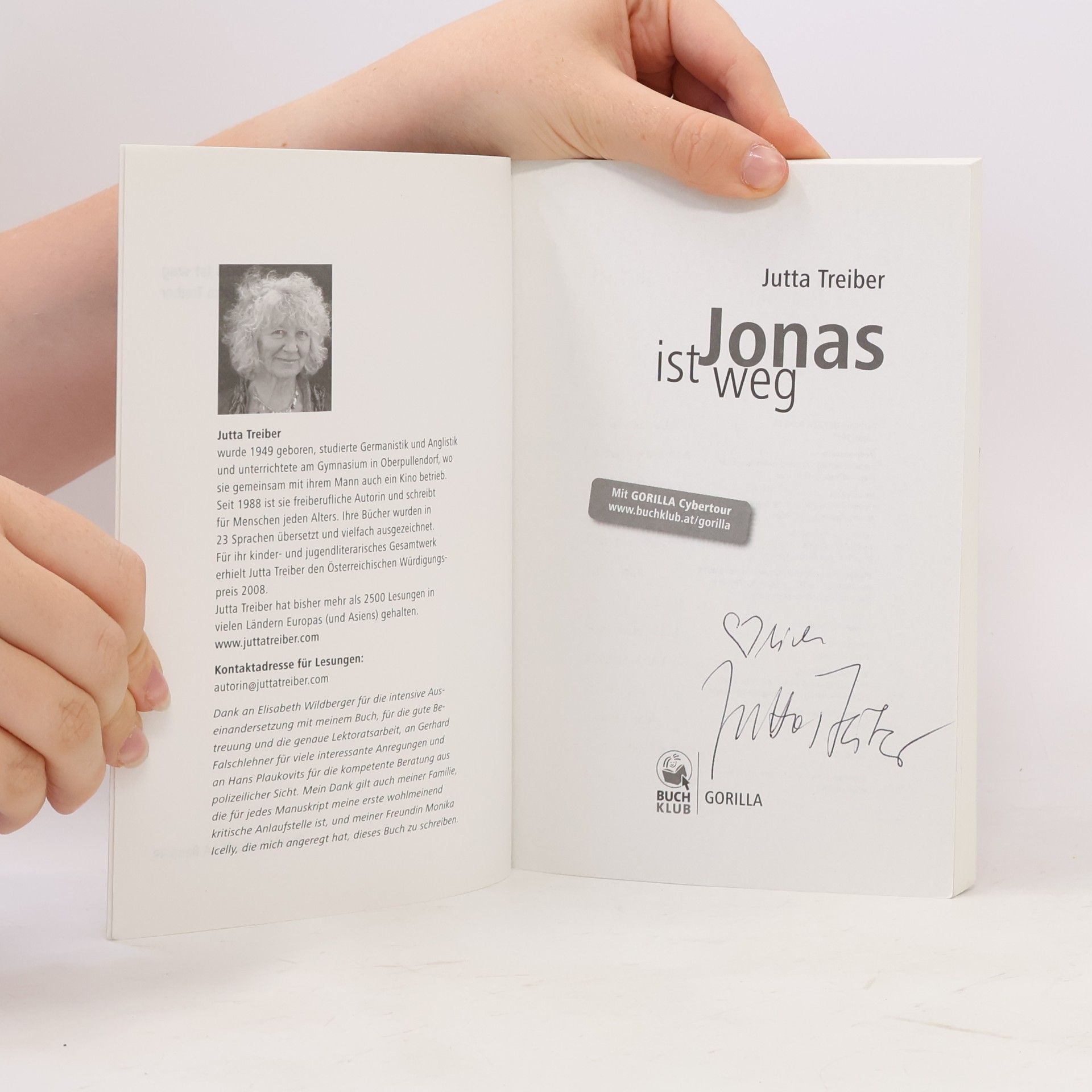 Jutta Treiber Jonas ist weg