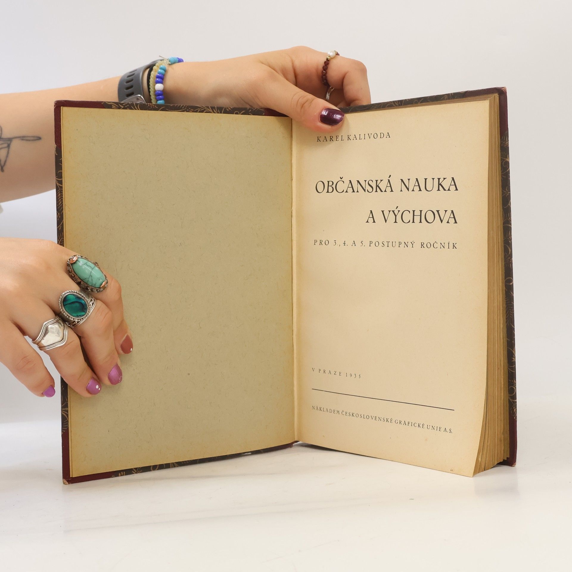 Karel Kalivoda Občanská nauka a výchova pro 3., 4. a 5. postupný ročník