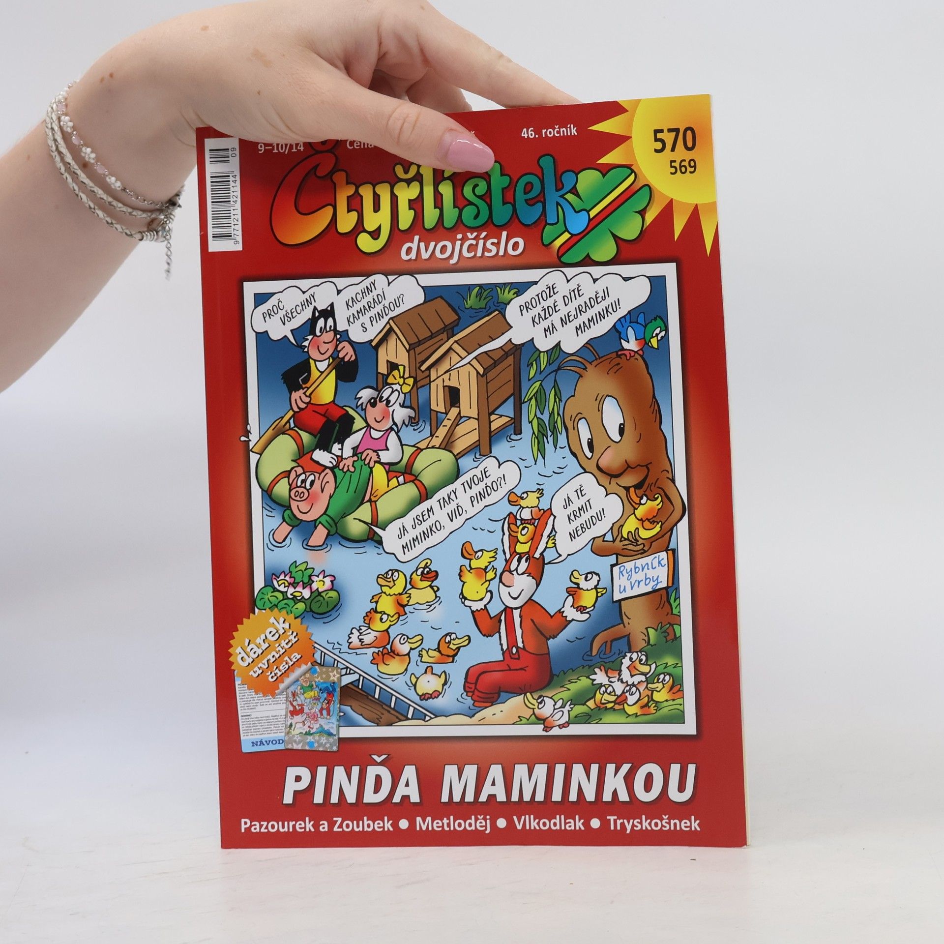 Kolektiv autorů Čtyřlístek dvojčíslo 569-570, 9-10/2014