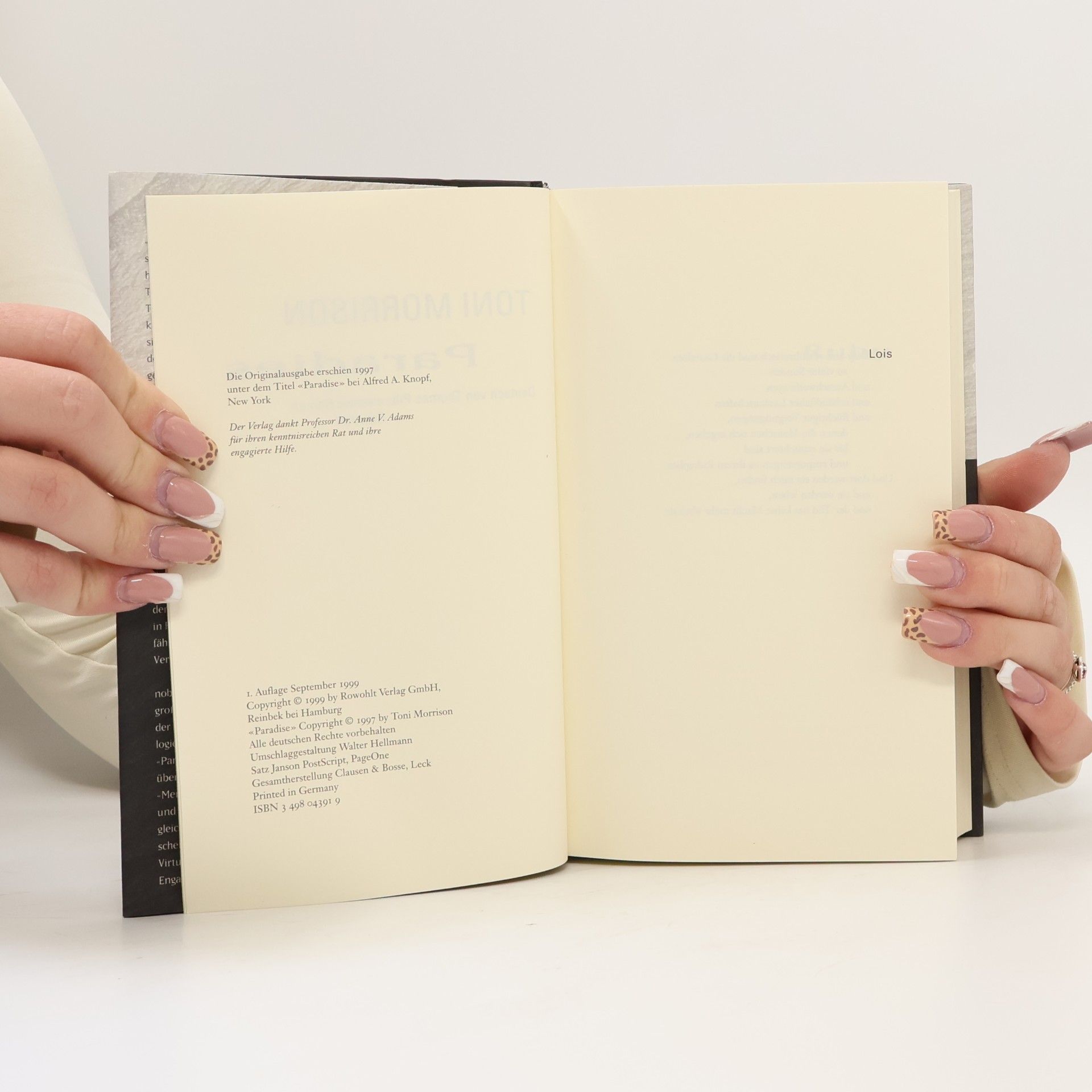 Toni Morrison Paradies