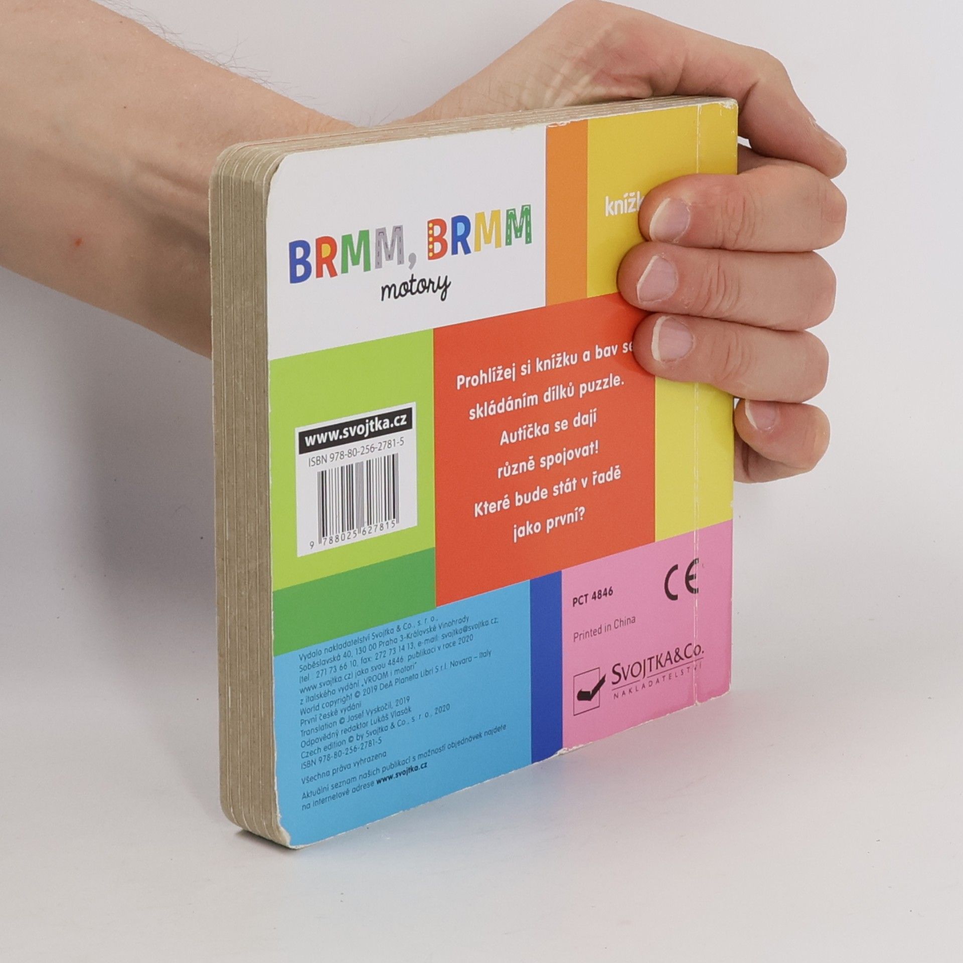 Beatrice Tinarelli Brmm, brmm motory - Knížka s puzzle