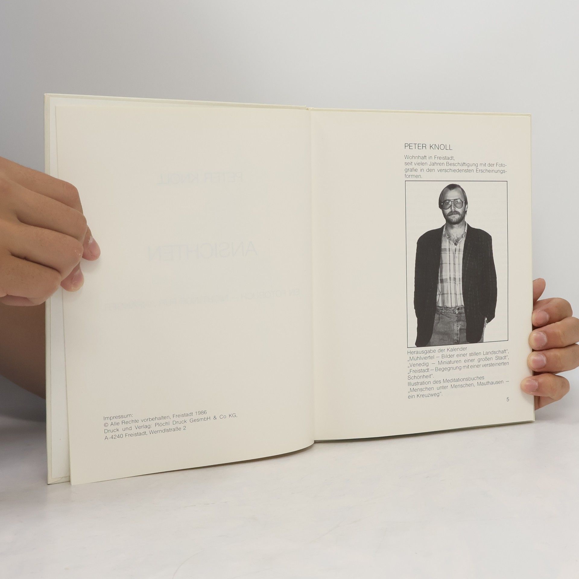 Peter Knoll Ansichten: Ein Fotobuch von Peter Knoll