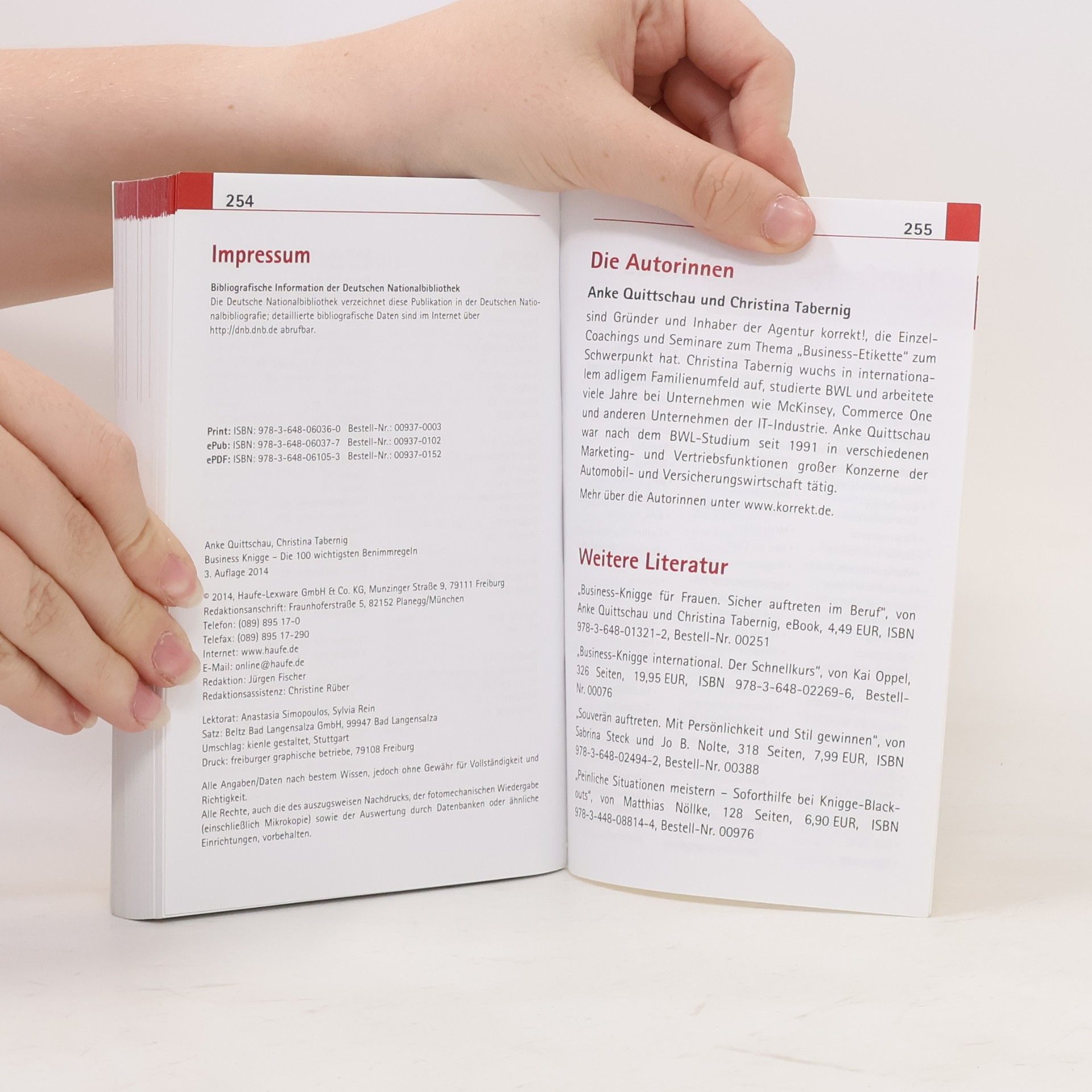 Anke Quittschau Haufe TaschenGuide - 155: Business-Knigge