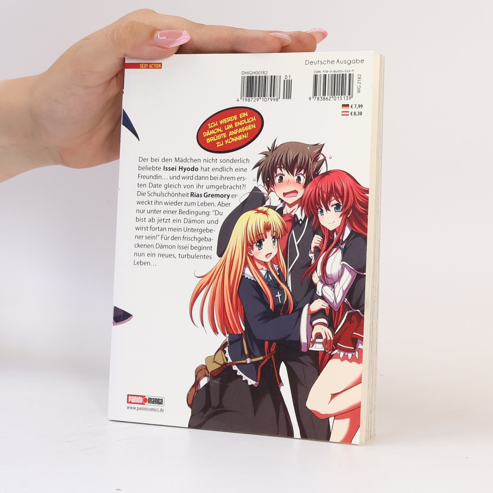 Hiroji Mishima HighSchool DxD 01