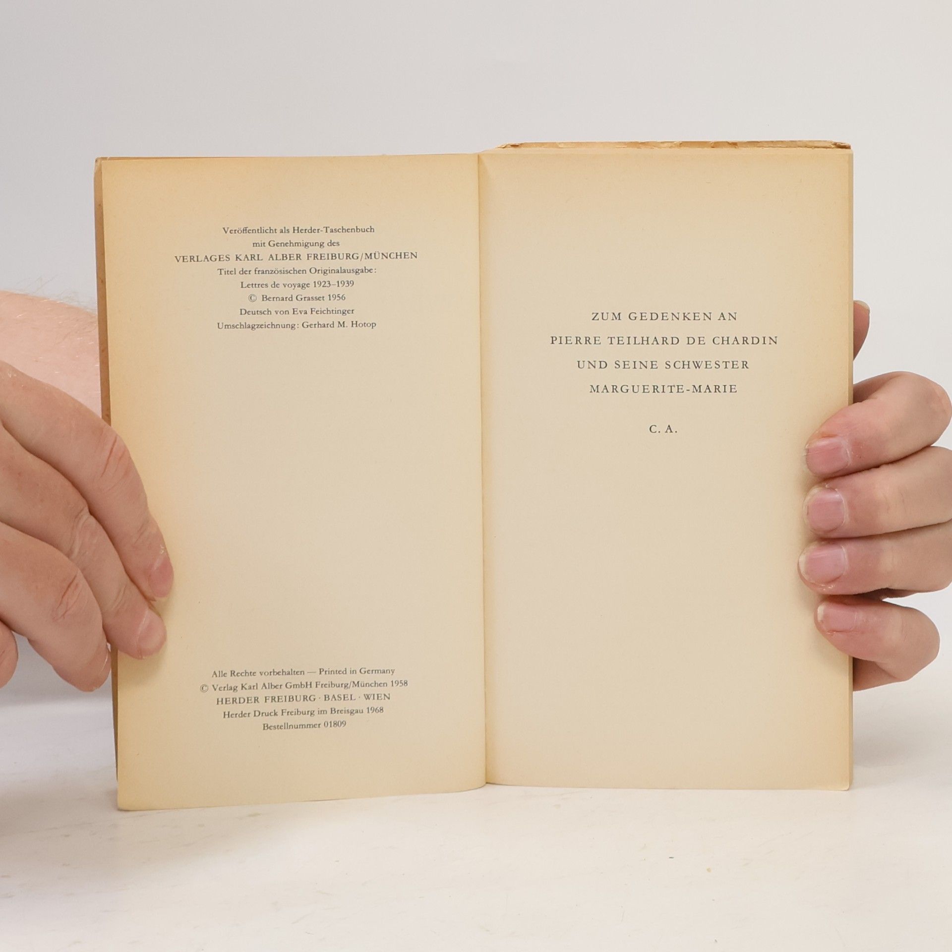 Pierre Teilhard de Chardin Geheimnis und Verheißung der Erde. Reisebriefe 1923-1939