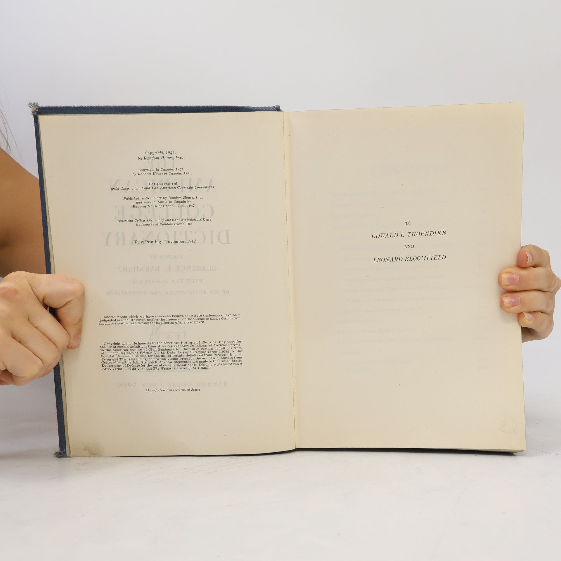 Clarence L. Barnhart The American College Dictionary