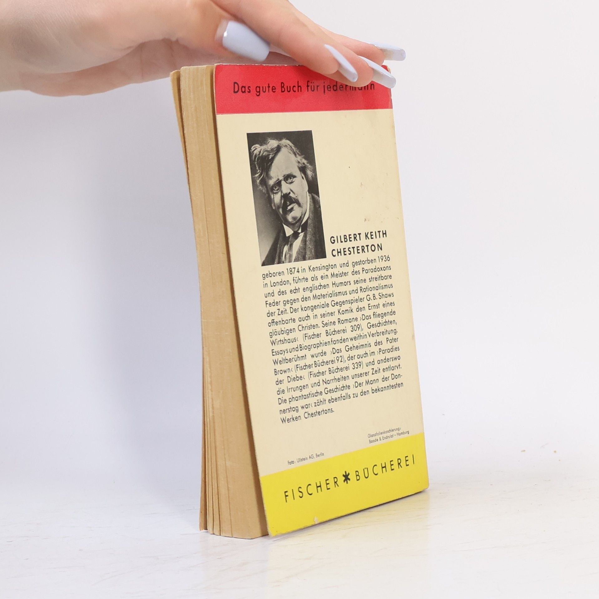 G. K. Chesterton Der Mann, der Donnerstag war