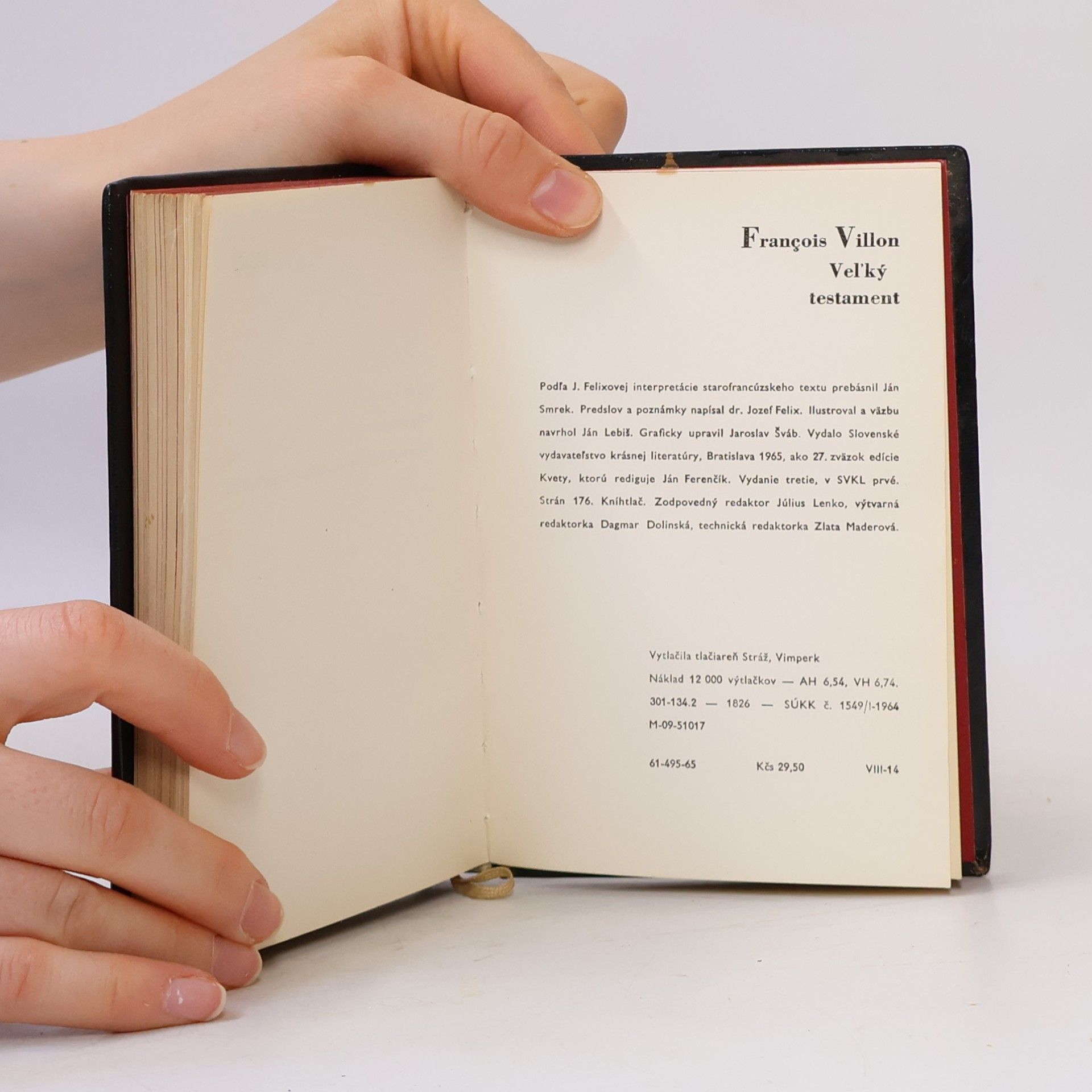 François Villon Veľký testament