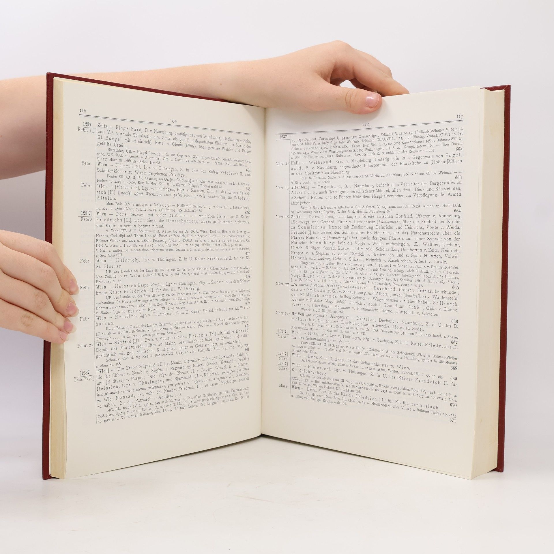 kolektiv Regesta Diplomatica Necnon Epistolaria Historiae Thuringiae