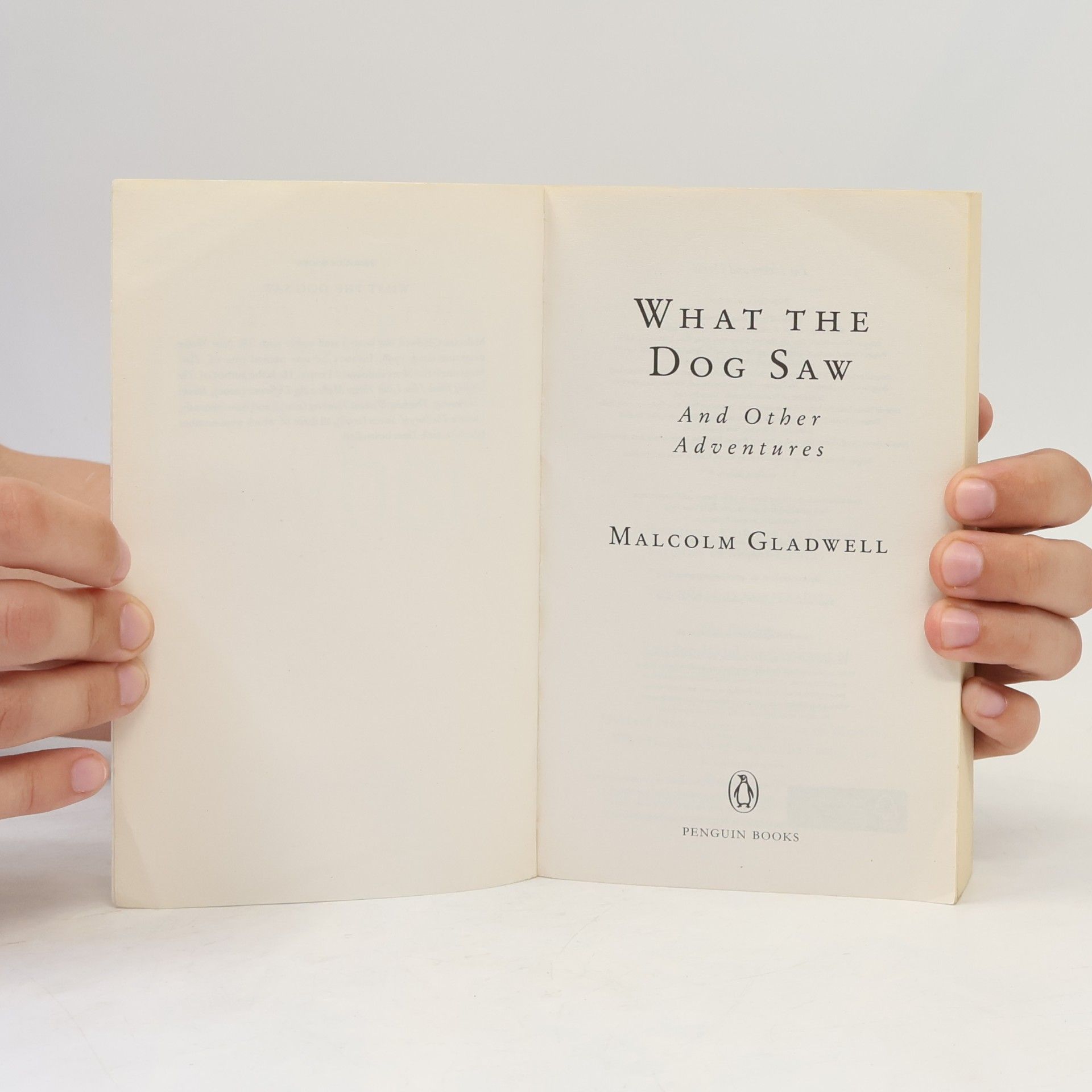 Malcolm Gladwell What the Dog Saw and other adventures