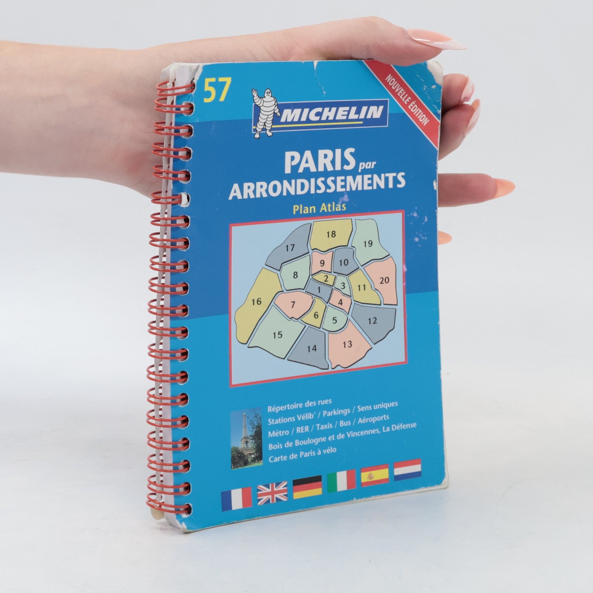 Autorenkollektiv Michelin 57. Paris par Arrondissements. Plan Atlas
