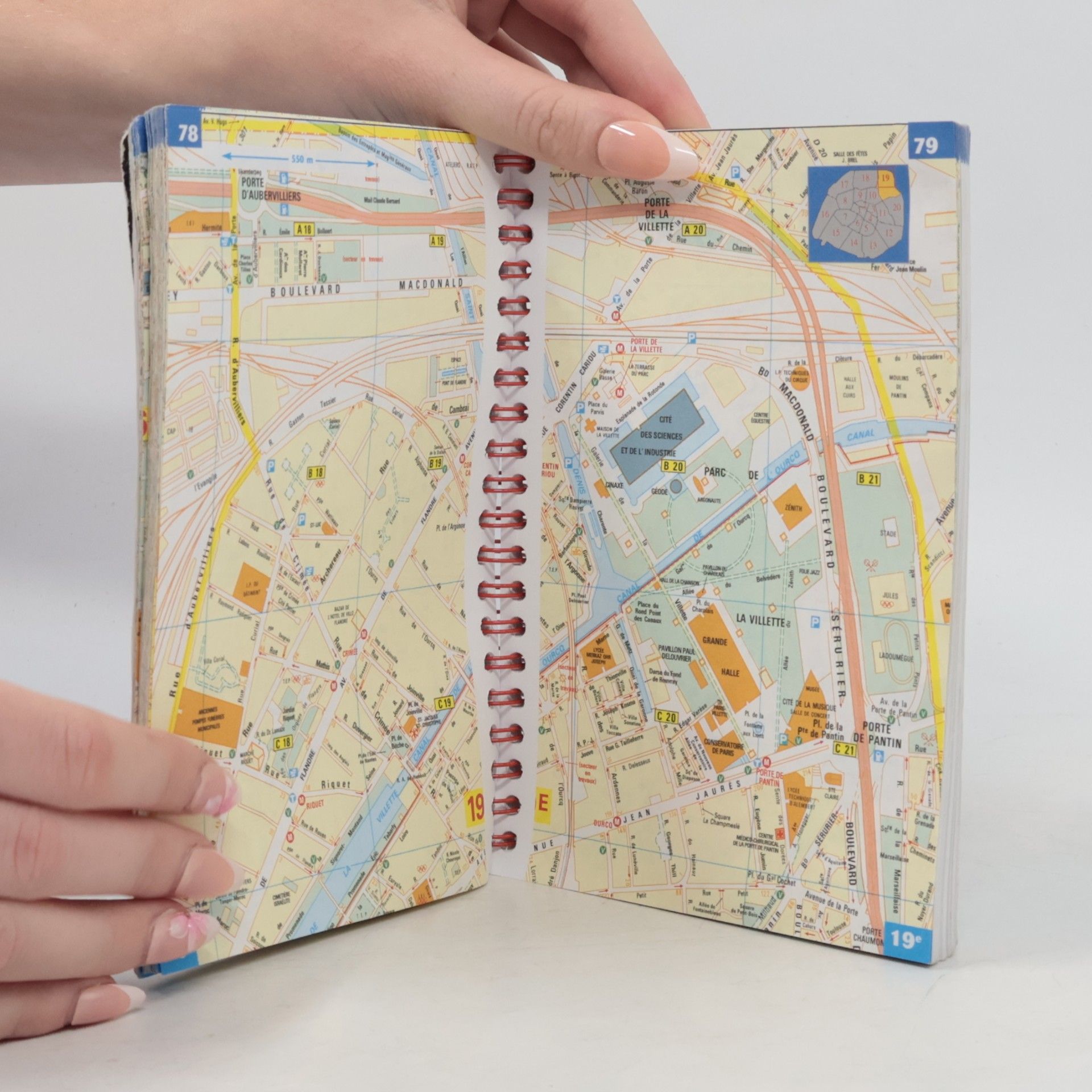 Autorenkollektiv Michelin 57. Paris par Arrondissements. Plan Atlas